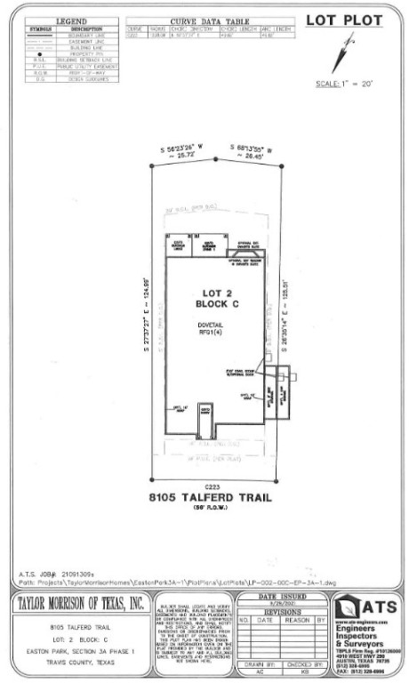 8105 Talferd Trail  Trail Austin TX 78744