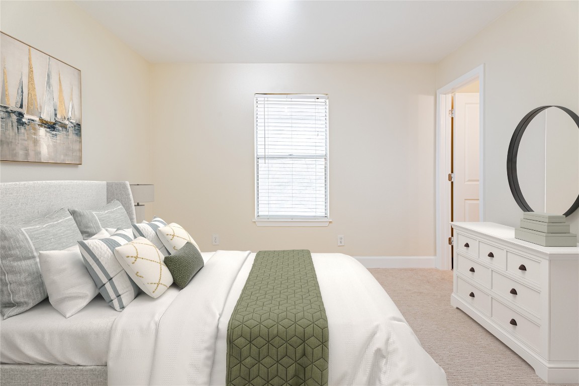 Photo #5 Spacious primary bedroom with walk-in closet and ensuite