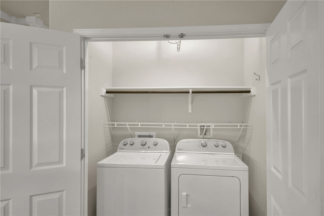 Photo #23 Laundry closet in kitchen