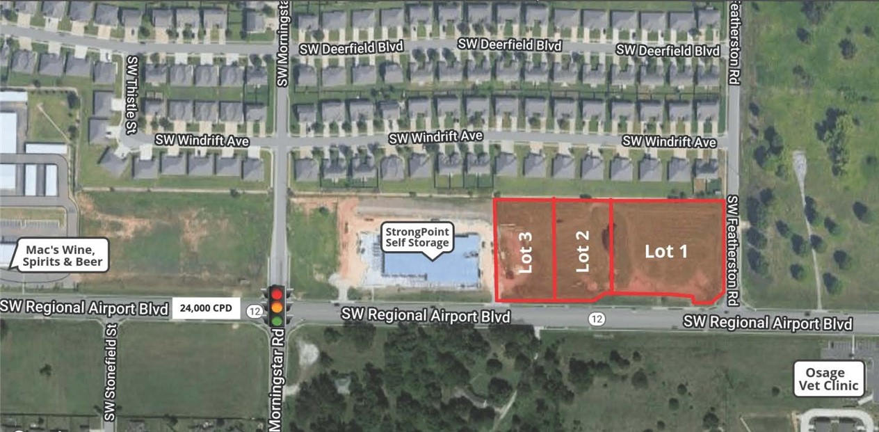 Land for sale – Lot 1 2.29 AC  Regional Airport   Bentonville, AR