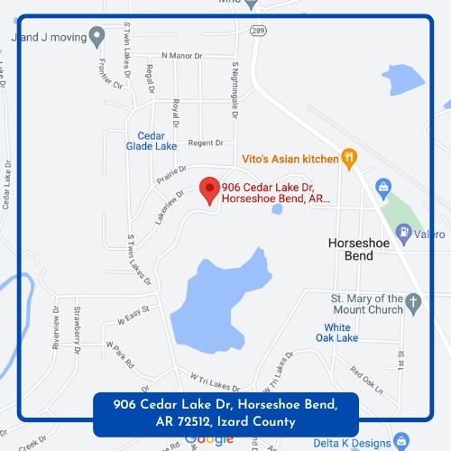 Land for sale – 906  Cedar Lake   Horsehoe Bend, AR