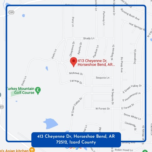 413 Cheyenne Drive, Horsehoe Bend, AR 72512