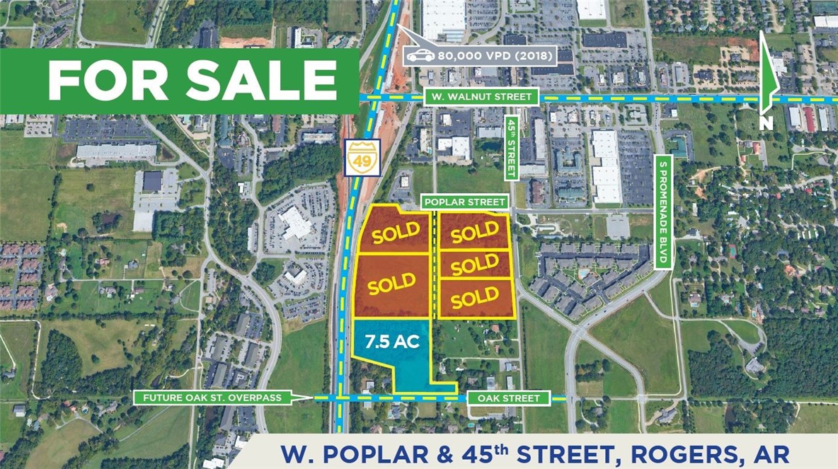 Land for sale –   I-49 S of W Poplar   Rogers, AR