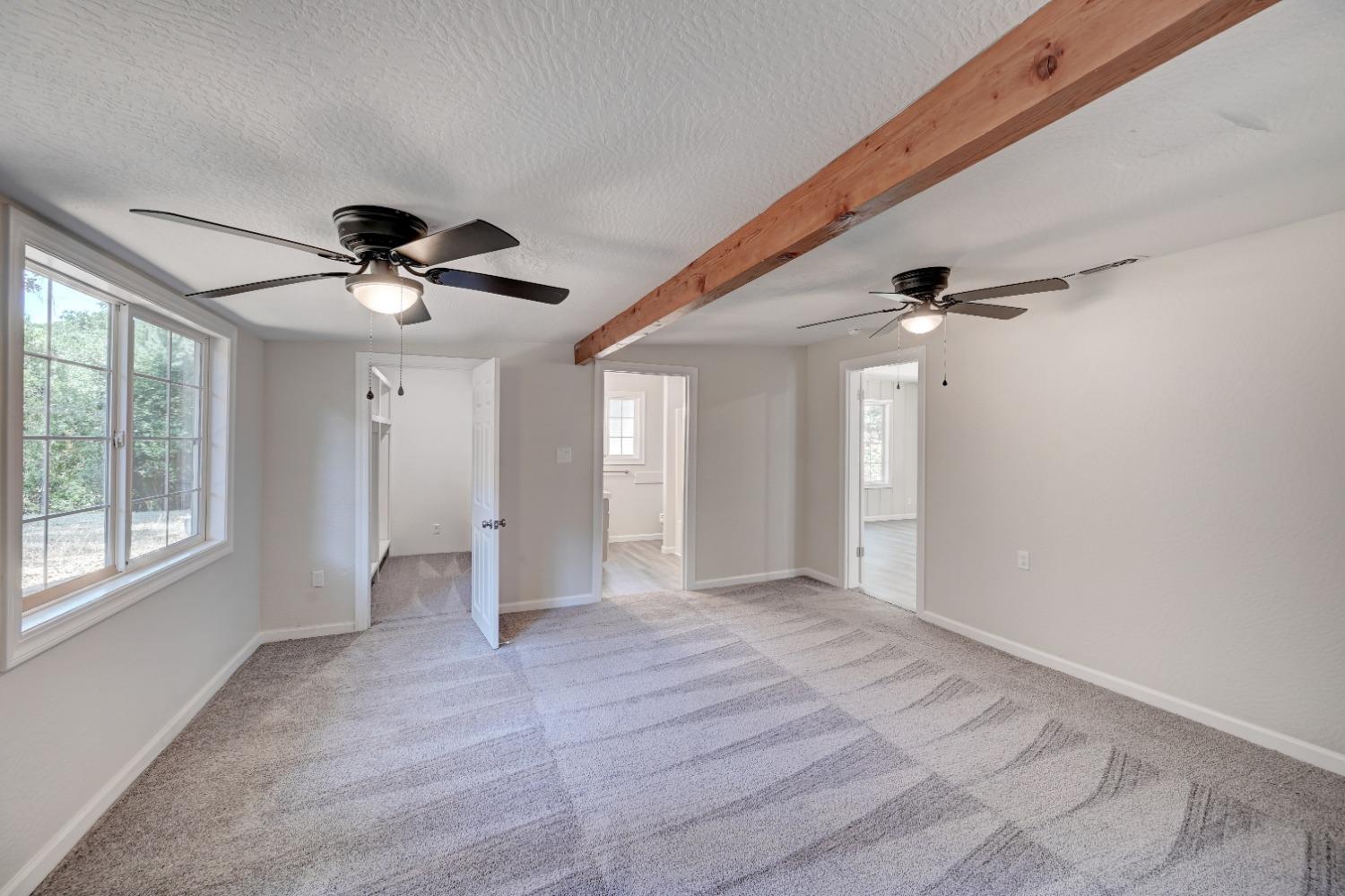 Master Bedroom with Walk-In Closet on the Left