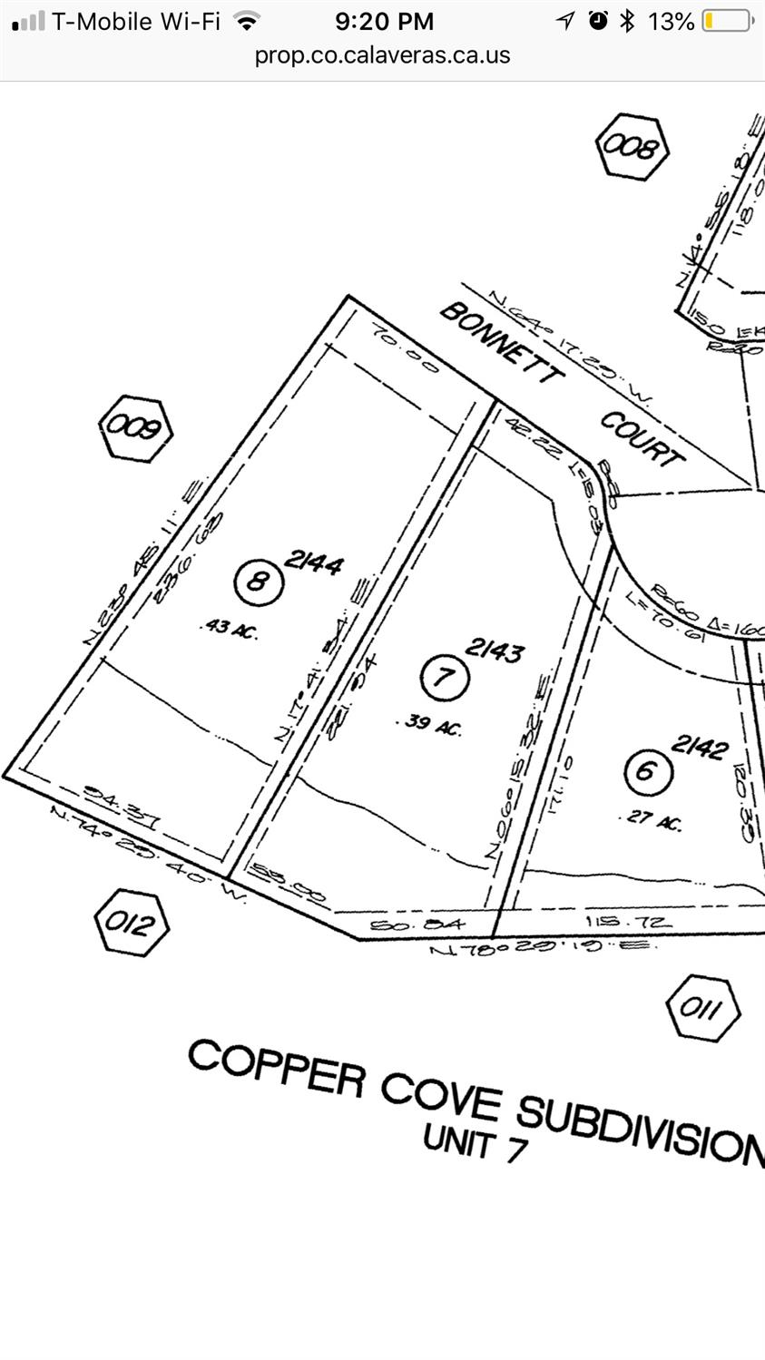 4383 Bonnett Court, Copperopolis, California 95228, ,Land,For Sale,Bonnett,202303165