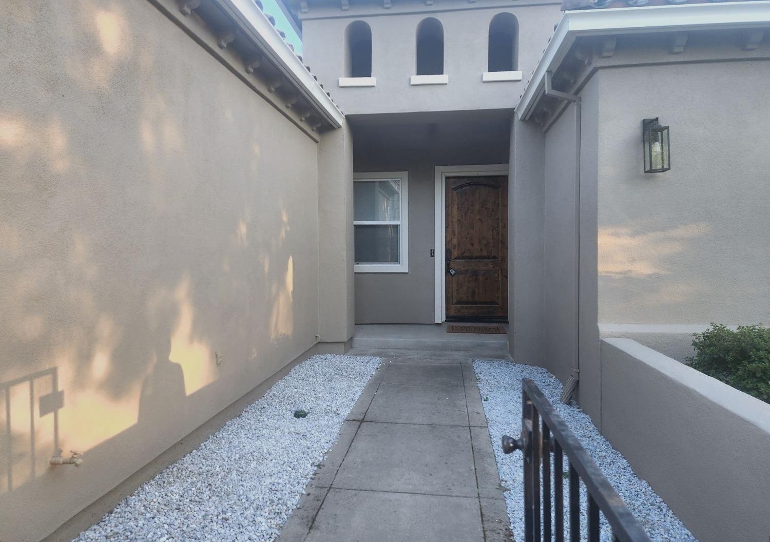 Stately courtyard entrance.