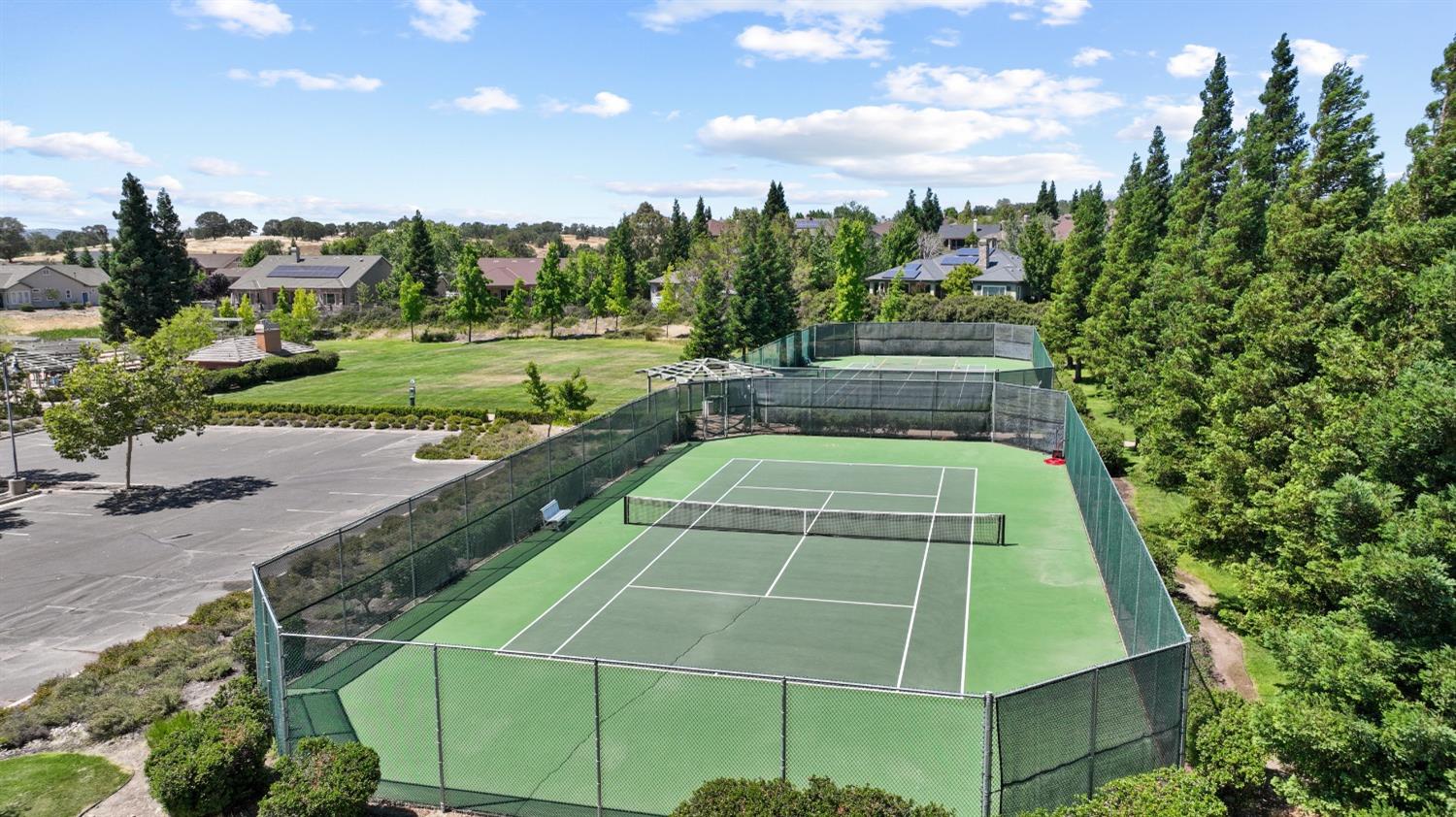 Tennis & pickleball courts at Sports Club