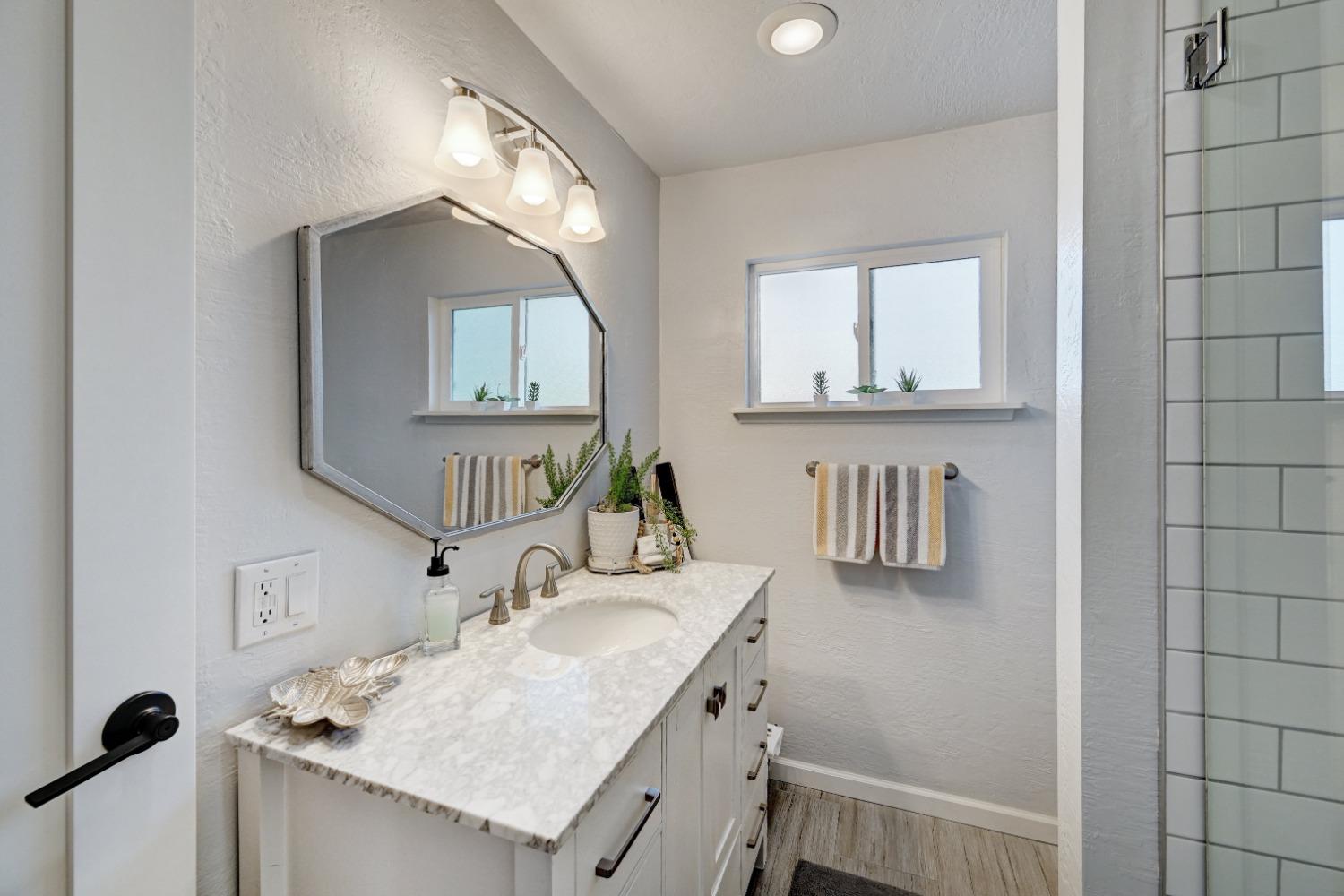 Remodeled Bathroom on Main Floor