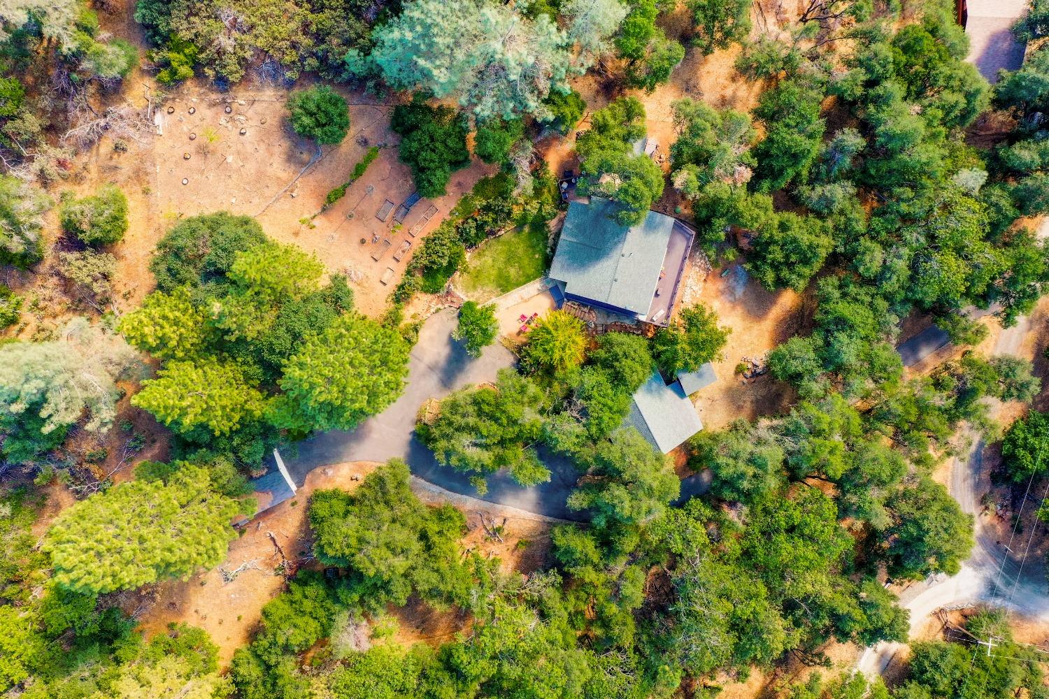 Aerial View of Home, Garage, Shop and Artist's Studio / Bonus Room