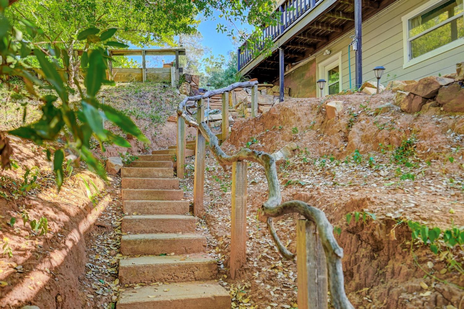 Back Stairs from Shop to Home