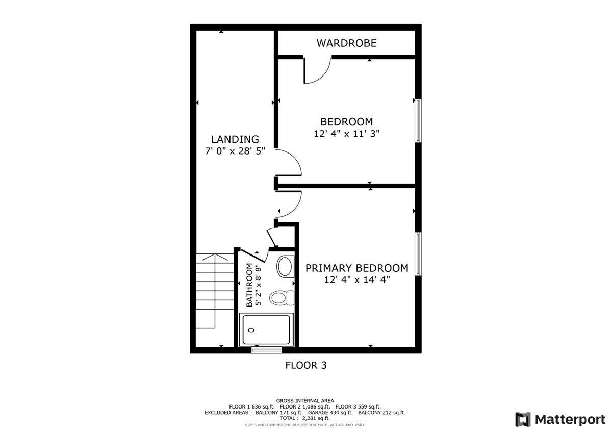 Upstairs Floorplan- Loft Level