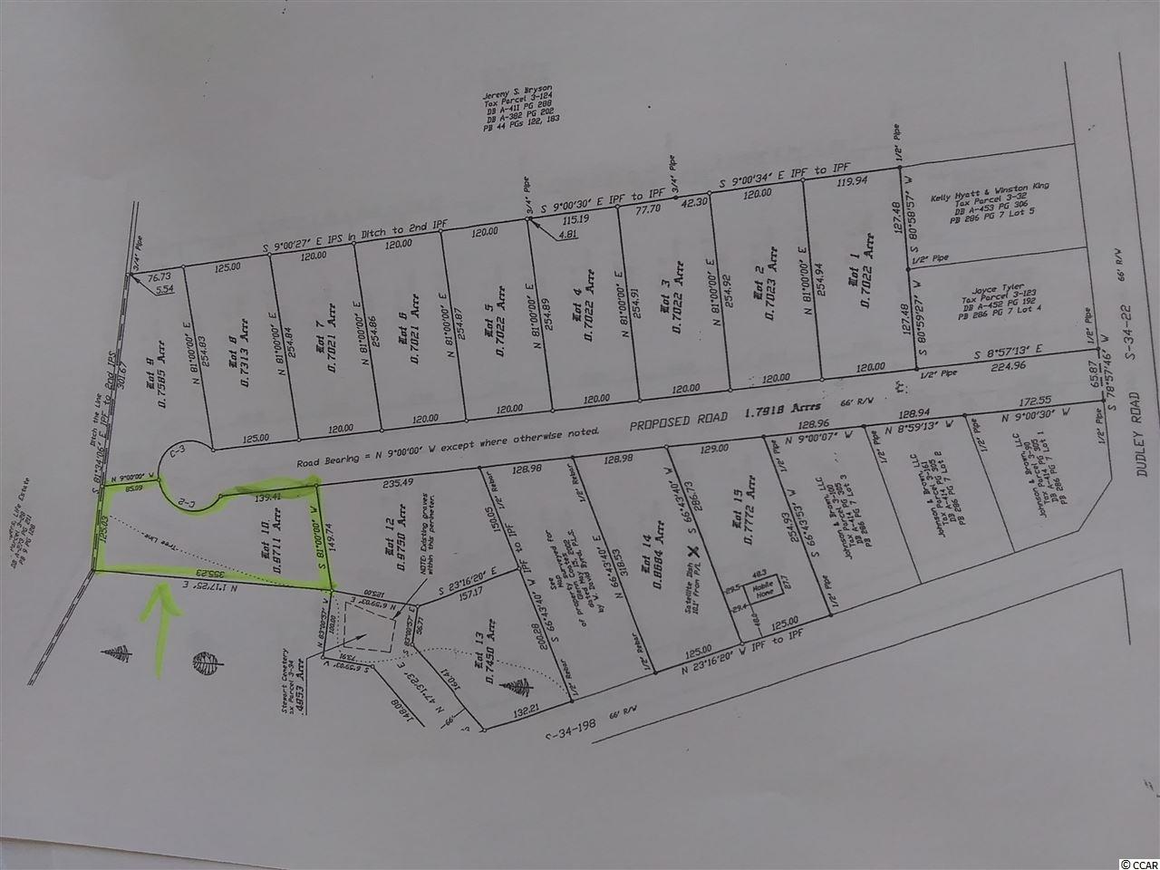 Lot 10 Dudley Rd. Latta, SC 29565