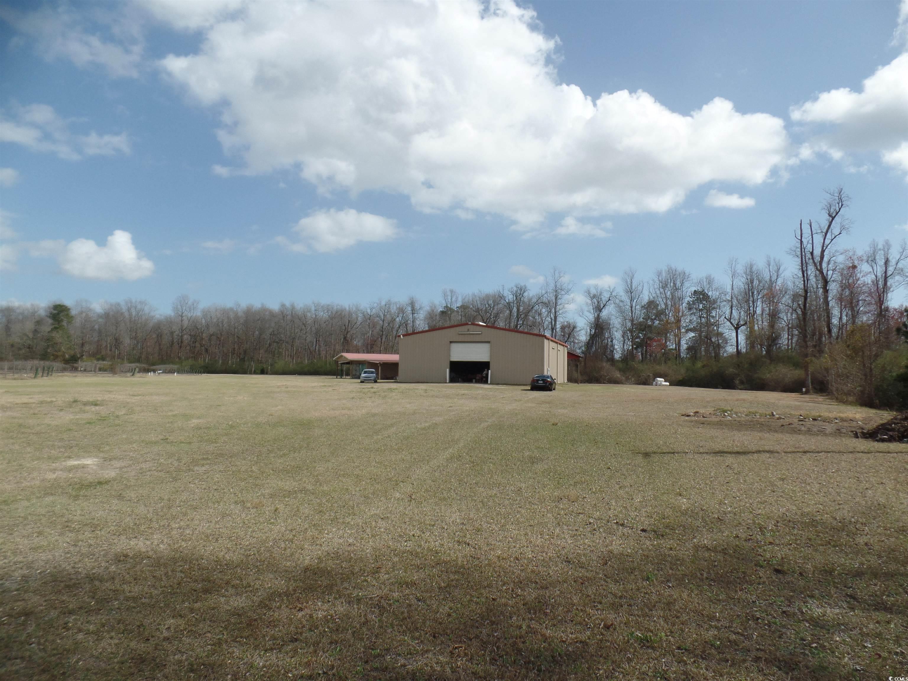 A little piece of paradise!  51.33 acres of natural beauty. This property boasts 6 acres of an annual crop of Magnolia, Noble, Triumph and Carolos Muscadine grapes. Crops are sold  to wineries. No wine is made on the grounds. Property consists of a 75'2"x50'5"metal building with power with  2 overhead doors. , Cargo Containers with dimensions of  41'x18',ponds and gorgeous peaceful landscape !!! , .  Options for this property are limitless!. This piece of paradise is under the Horry County farm conservation program .Build your forever home on this beautiful Vinyard!!