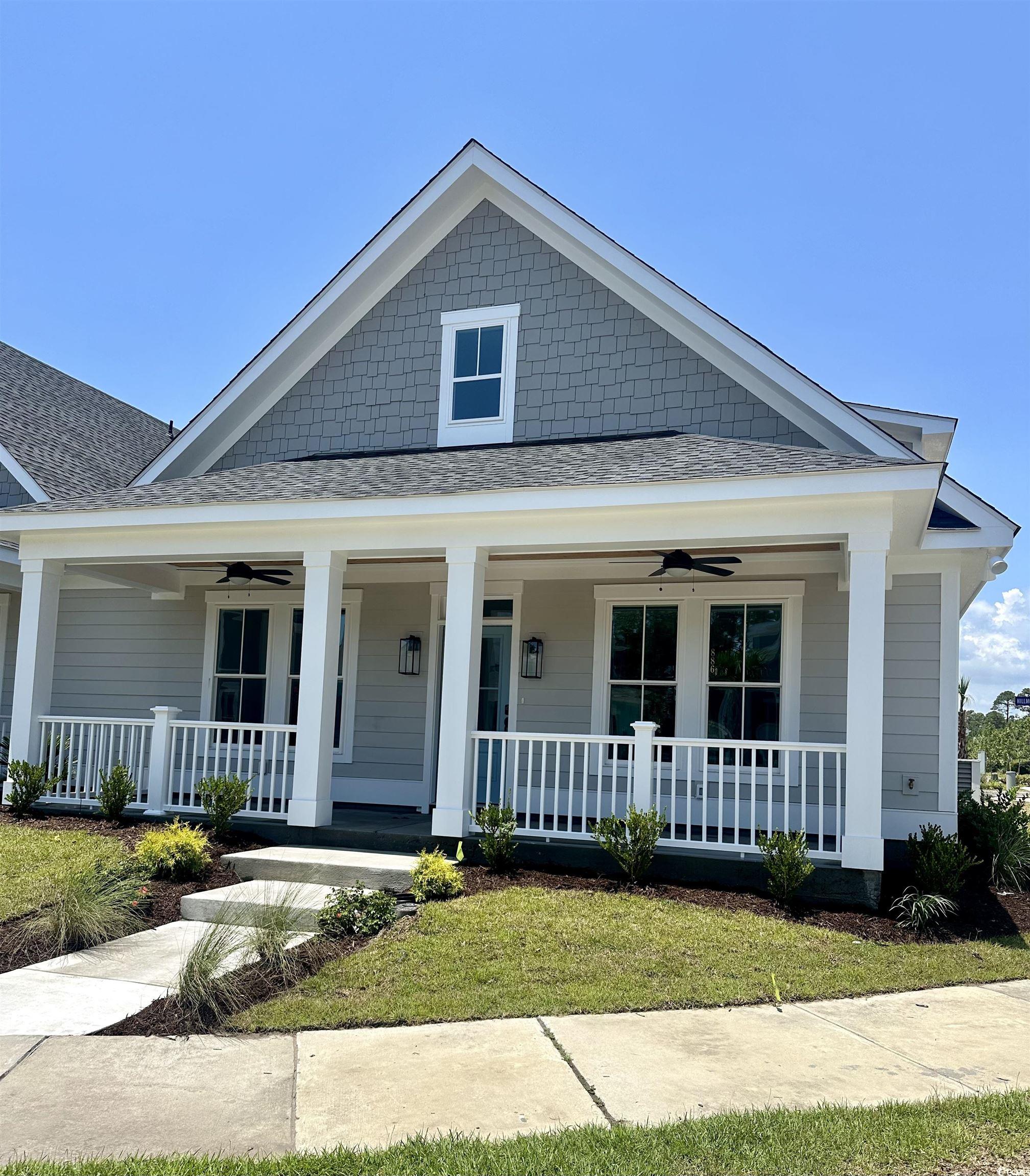 get in on one of the last savannah bungalows for sale in living dunes!  this adorable duplex style home features 3 bedrooms and 3 full baths with an attached 1 car garage.  with over 1747 heated square feet, this home has an open kitchen, dining and living, the master bedroom and guest bedroom with 2 full bathrooms all on the first floor, and a nice sized 3rd guest bedroom with walk in closet and full bathroom upstairs. the master suite has two large walk-in closets and a master bath with double sinks and a walk-in tiled shower. there is also a ton of walk up storage space in this home!   come live the grande dunes lifestyle at living dunes in our new construction homes with lakefront, water view or private perimeter real estate available. located on the north end of myrtle beach less than 1 mile from the ocean, living dunes features low-country style single and multi-family homes. our homes are built with elevated materials and practices that surpass regulations allowing you to own a quality home that is energy efficient and eco-friendly. our kitchens feature designer quality elmwood cabinets, with soft close doors and drawers, cove crown molding, and a light rail with under cabinet led lighting.  in our list of standard specifications are granite countertops, tile backsplash, stainless steel appliances, 2 x 6 construction, impact resistant windows, natural gas, rinnai tankless water heaters, icynene spray foam insulation and cutting-edge home technology. as myrtle beach’s first gigabit community, living dunes provides residents with internet connections 100 times faster than the average, meaning more time spent doing what you want. residents have superior on-site amenities with a zero entry free form swimming pool. that offers a tanning shelf, well appointed clubhouse, miles of walking trails, 10 acres of lakes, and green spaces. thoughtful design and unprecedented amenities, the community’s location offers convenient access to the beach, grande dunes ocean club, marina, golf courses, and several major marketplaces with groceries, pharmacies, shopping, dining, fitness, health care, salons, and more. live local, live smart, living dunes.  the pictures shown on this listing are of a former savannah bungalow model that upgraded the upstairs storage room into a heated bonus room, which increased the normal hsf of 1747 to 2160 hsf.  please contact listing agent to learn more about how the available options you may choose for this home!