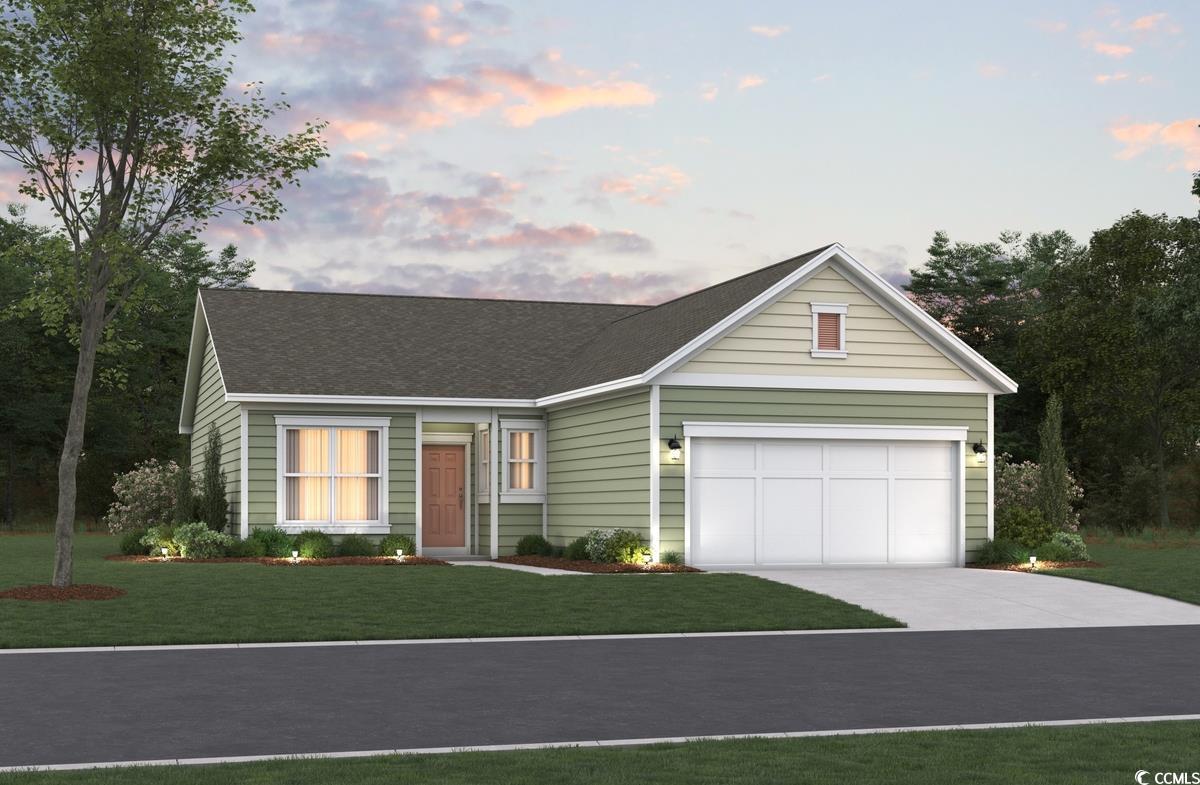we are introducing a future home in the making! the camden house plan is a to-be-built home; it boasts single-story living, offering 3 bedrooms, 2 bathrooms, and a spacious 2-car garage. as you step into the expansive foyer, the inviting atmosphere of your future home becomes palpable. your state-of-the-art kitchen seamlessly connects to the main living space, providing a perfect setting to prepare meals while staying connected with the family's daily happenings. this upscale kitchen includes granite countertops, a stainless steel gas range, a dishwasher, and a vented microwave—all standard features in the sunset landing community. fashioned for extraordinary moments, the great room awaits, ideal for game nights, movie nights, and entertaining. the package also encompasses mohawk revwood plank flooring in the kitchen, carpet in bedrooms, and stylish vinyl flooring in all bathrooms. every home in sunset landing comes equipped with a tankless water heater. the community, surrounded by a natural treeline, is a haven of natural gas living, showcasing a brand-new collection of single-family homes. with only 193 homes in this cozy neighborhood, residents enjoy access to an on-site clubhouse, pool, sidewalks, and regular trash and recycling services. sunset landing, located less than a mile from highway 31, provides swift access to explore the entire coastline. nestled in the charming fishing and boating town of little river, south carolina, this area offers a serene escape from the hustle and bustle of myrtle beach. enjoy a laid-back atmosphere with waterfront dining, boutique-style shopping, marinas, and championship golf courses—all just minutes away from sunset landing. embark on your exploration today! please note that all images are from a previous spec home.