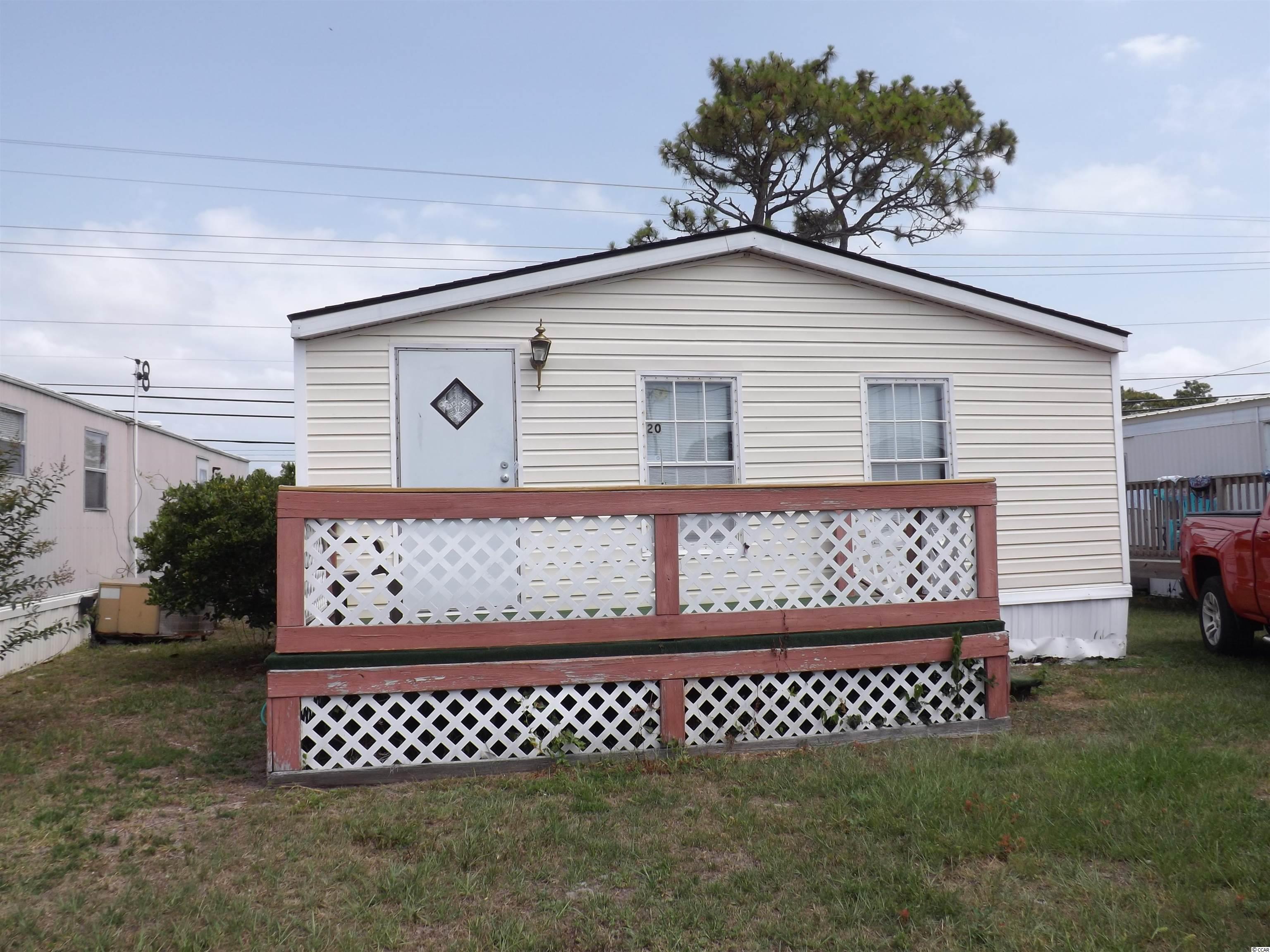 come and check this manufactured home out with a lot going for it! it's a 3 bedroom, 2 bathroom with a full laundry room with washer & dryer included. a split floor plan for guests. a dining area and good size kitchen with lots of storage. large master bedroom with an en suite bath. two walk in closets. a large deck outside to spend cool evenings. selling furnished. this home is located east of hwy 17 south in the crescent beach area of north myrtle beach. a short 10-12 minute walk to the beach. close to restaurants, shopping and everything that north myrtle beach has to offer. this home and others on this lot are for vacation use only. absolutely no primary living for anyone. being sold "as-is". all square footage is approximate. have buyer and buyers agent verify.