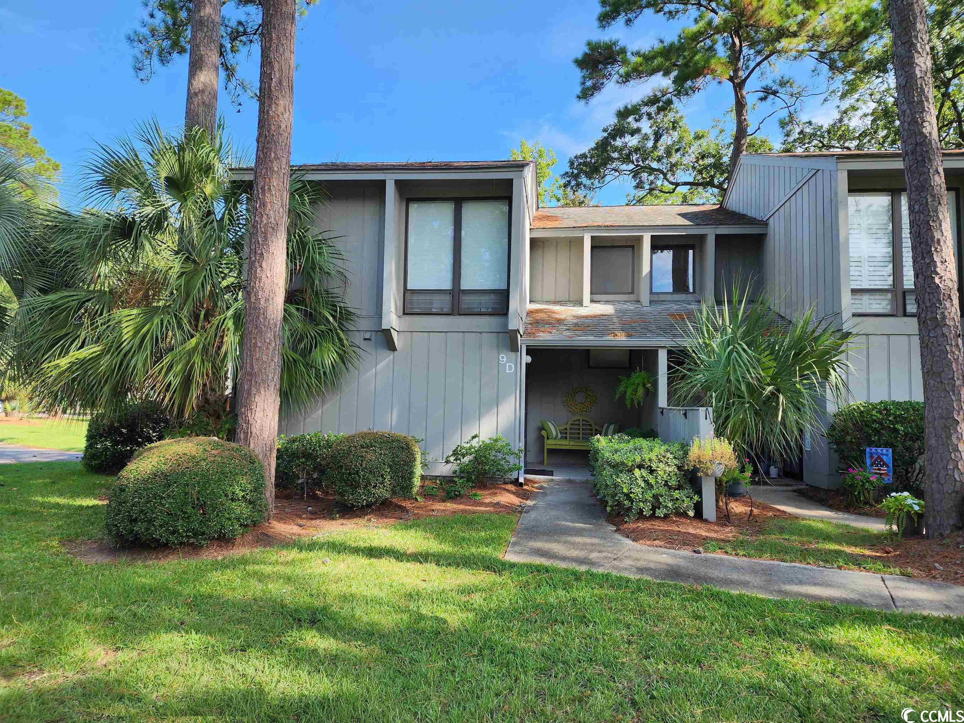creekside on the mainland at litchfield and 5 minutes to the beach! updates throughout! kitchen has new cabinets, granite countertops, appliances, lvp flooring, updated bathrooms, new water heater, and more! this is a 3 bedroom, 2.5 bath end unit condo at salt marsh cove. living area, dining area, kitchen, laundry room and half bath are on the main floor. 3 bedrooms, 2 baths are upstairs. the primary bedroom opens to private balcony. primary bath updated with shower and enclosure. guest bathroom updated with tub/shower combination. ceiling fans in all bedrooms. dining area opens to a patio.  salt marsh cove amenities include pool, clubhouse, crab dock on saltwater creek, boat parking. convenient to beach, golf courses, restaurants, grocery stores, shopping.