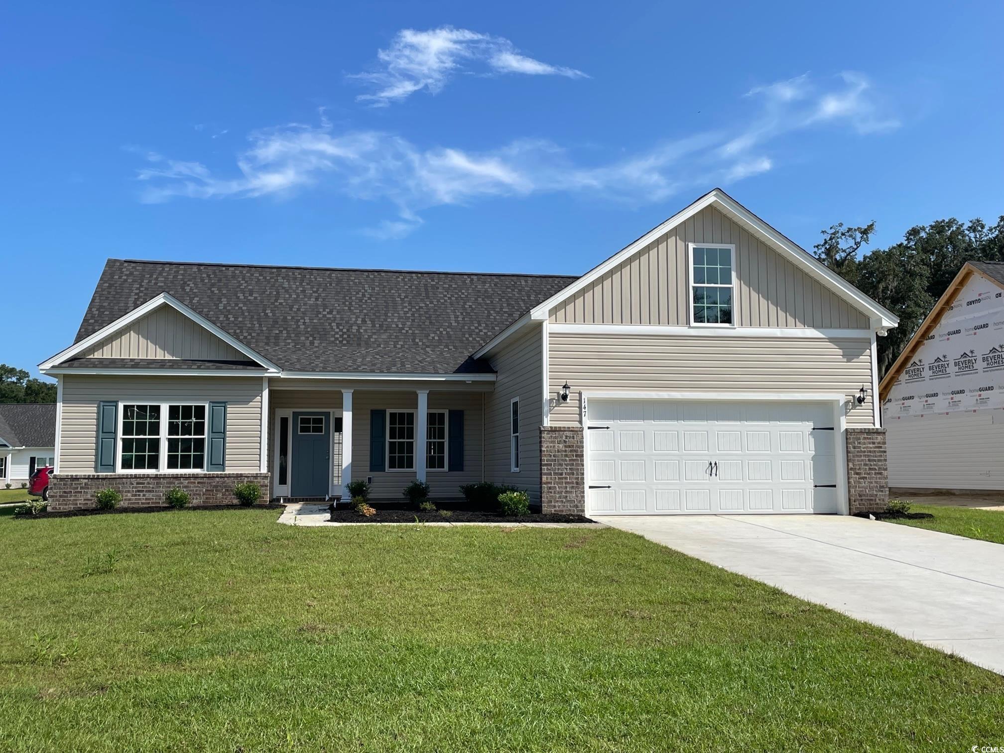this beautiful kingston plan is move in ready!  it is an open floor plan with a bonus room over the garage with a full bath.  this home features beautifully vaulted ceilings in the living room, covered porch off of the living room, stunning quartz kitchen countertops, upgraded shaker style kitchen cabinets, upgraded luxury vinyl plank flooring in the main living areas, tray ceiling in the primary bedroom and a walk-in shower in the primary bath and so much more!   peru plantation is a premier neighborhood and is located in historic georgetown, sc.  peru plantation is on 173 acres of absolutely stunning grounds with rich history and majestic oak trees.  building lifestyles for over 35 years, we remain the premier homebuilder of new residential communities and custom homes in the grand strand and surrounding areas.  we are three-time winners of the best home builder award from wmbf news best of the grand strand.  in 2023, we were also voted best residential real estate developer in the myrtle beach herald readers' choice awards and best home builder in the sun news best of the beach contest.  we began and we remain in the grand strand, and we want you to experience the local pride we build today and every day in horry and georgetown counties.  we are dedicated to excellent craftsmanship and customer service and each home is built with pride.  each home here in peru plantation will be adorned with low country charming front porches, brick accents, fully finished and painted two car garages and back covered porches that will be great for entertaining out of doors.  make an appointment to see this fabulous house and make it your very own!