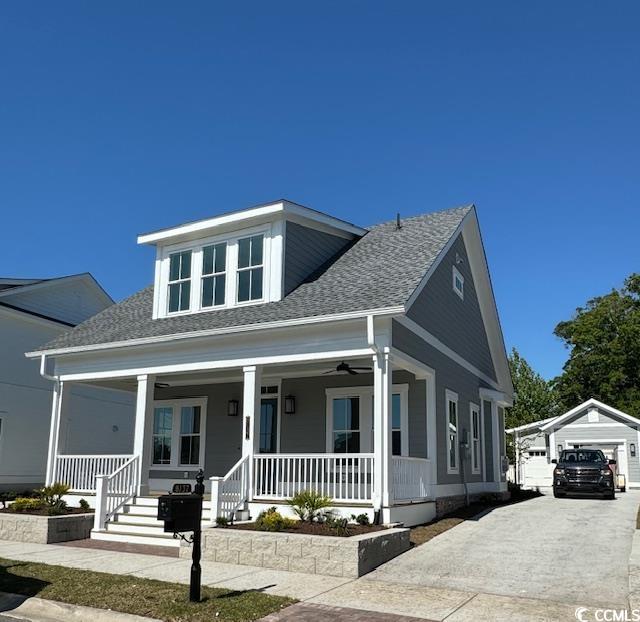 this is a to-be-built beaufort home featuring 2067 hsf with 3 bedrooms, a den and 2.5 baths. the deep covered front porch provides ample space for morning sits or afternoon visits and really sets the tone for this southern charmer.  upon entering, the open concept layout creates a spacious feel while still offering delineated spaces for the living and dining rooms. upstairs offers 2 additional guest bedrooms with large walk in closets and a full bathroom, along with 1 finished storage closet and 2 unfinished storage spaces.    come live the grande dunes lifestyle at living dunes in our new construction homes with lakefront, water view or private perimeter real estate available. located on the north end of myrtle beach less than 1 mile from the ocean, living dunes features low-country style single and multi-family homes constructed by locally renowned, crg companies. our homes are built with elevated materials and practices that surpass regulations allowing you to own a quality home that is energy efficient and eco-friendly. our kitchens feature designer quality elmwood cabinets, with soft close doors and drawers, cove crown molding, and a light rail with under cabinet led lighting.  in our list of standard specifications are granite countertops, tile backsplash, stainless steel appliances, 2 x 6 construction, impact resistant windows, natural gas, rinnai tankless water heaters, icynene spray foam insulation and cutting-edge home technology. as myrtle beach’s first gigabit community, living dunes provides residents with internet connections 100 times faster than the average, meaning more time spent doing what you want. residents have superior on-site amenities with a zero entry free form swimming pool. that offers a tanning shelf, well appointed clubhouse, miles of walking trails, 10 acres of lakes, and green spaces. thoughtful design and unprecedented amenities, the community’s location offers convenient access to the beach, grande dunes ocean club, marina, golf courses, and several major marketplaces with groceries, pharmacies, shopping, dining, fitness, health care, salons, and more. live local, live smart, living dunes.  photos shown are of another similar plan in living dunes.