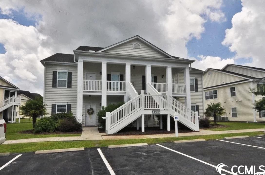 welcome to this stunning top floor condo unit located in the desirable windsor green community in myrtle beach, south carolina. this spacious 2 bedroom and 2 bath unit boasts a prime location with breathtaking views of the surrounding area. upon entering the unit, you will be greeted by an open and inviting living space with plenty of natural light. the kitchen features modern appliances, granite counter tops, ample cabinet space, and a breakfast bar perfect for enjoying a quick meal or entertaining guests. the living room and dining area flow seamlessly together, creating the perfect space for both relaxation and entertainment. the master bedroom is a true oasis with a private en-suite bathroom featuring a spacious vanity, shower, and new jacuzzi tub. the second bedroom is also generously sized and provides plenty of closet space. the second bathroom is conveniently located in the hallway and features a shower/tub combination. enjoy stunning views from your private balcony overlooking the pond and the meticulously maintained grounds of windsor green. this top floor unit is in a building with only 4 units offering a quiet and peaceful living experience with no neighbors above you. there are firewalls and sprinklers in the building as well as rear patio exit for added safety.  windsor green is a highly sought-after community in the carolina forest section of myrtle beach. for those that love to golf, you are steps away from the award winning man o'war and the wizard courses. they have an award winning school district, plenty of shopping, restaurants, medical facilities and it is all within minutes of having your toes in the sand. this would also be a great opportunity for an investor as a long term rental.