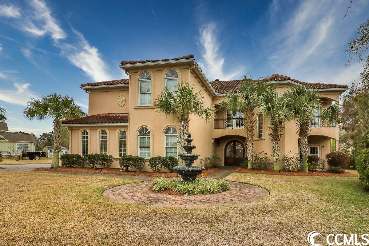 don't miss out on this incredible opportunity! this stunning 6 bedroom, 5, full bath, 1 half bath family home is located on a large 0.67 acre lot in the prestigious plantation point neighborhood with no hoa only 2.5 miles to the beach and features a private inground pool and spacious floor plan. the open living room features a warm fireplace, high cathedral ceilings, and gleaming hardwood floors throughout! the gourmet kitchen features lovely wood cabinetry, custom tile backsplash, granite countertops, a breakfast bar, stainless steel appliances, a pantry, and a breakfast nook plus a formal dining area with a charming fireplace! the elegant master suite boasts a spacious sitting area, a gorgeous fireplace, a large walk-in closet, and an impressive master bathroom! this amazing home also features an elevator, an office/bonus room, and a beautiful carolina room with large floor to ceiling windows! you will enjoy the spectacular weather and private in-ground pool perfect for family gatherings and all the summertime fun you can imagine! being in such a great location, not only are you a quick golf cart/bike ride to the beach, but you are also only minutes to broadway at the beach, delicious restaurants, shops, and so much more! book your showing today!