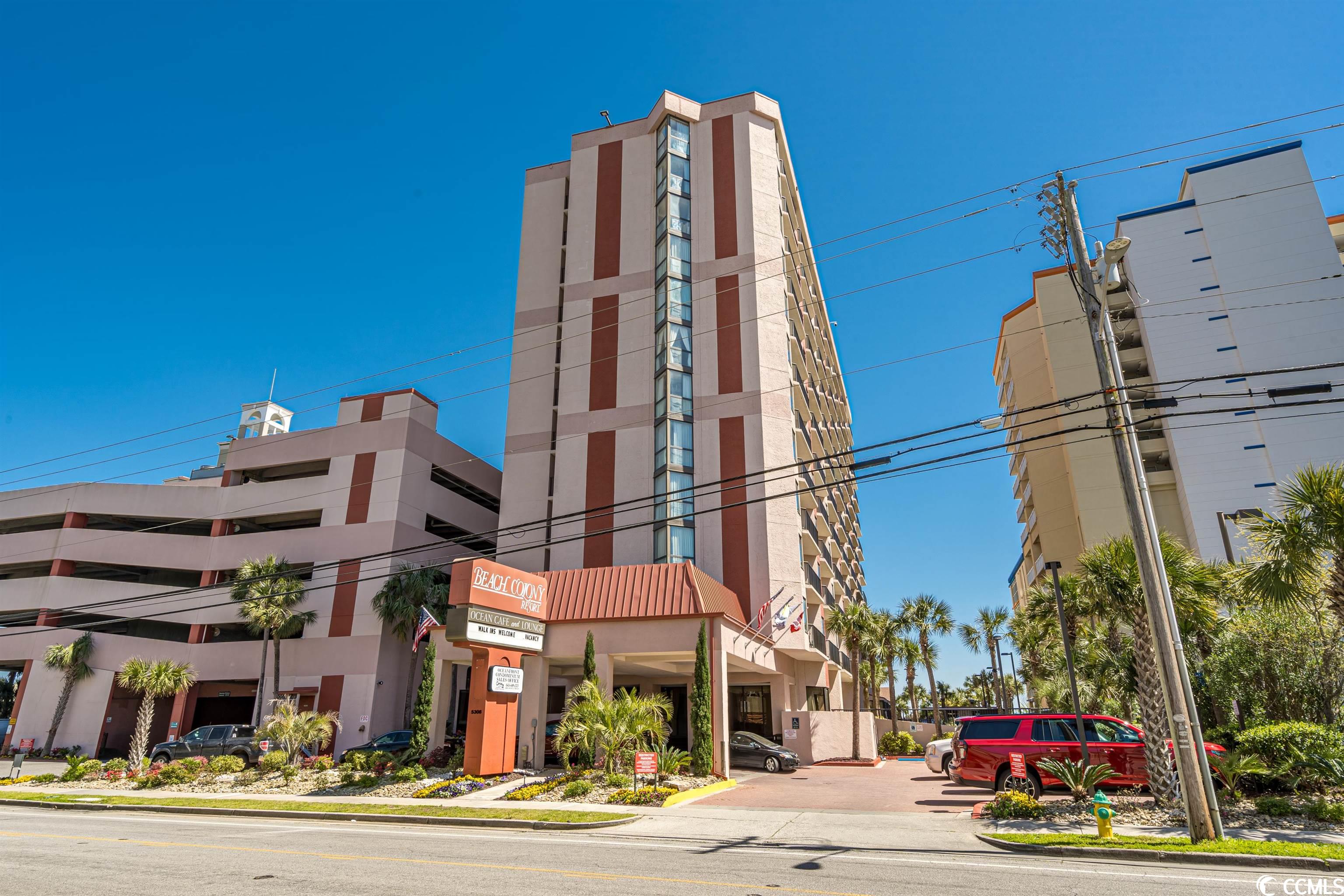 beautifully and meticulously kept direct ocean front condo. owners have kept this unit in excellent condition. bedroom includes 2 queen beds, kitchen has ss appliances, all granite countertops in bathroom and in kitchen, lvt throughout. on beach colony onsite rental program with many repeat guest throughout the years.  beach colony is located along myrtle beach's  golden mile on the oceanfront on 53rd ave north  all measurememts are approximate buyer to verify.