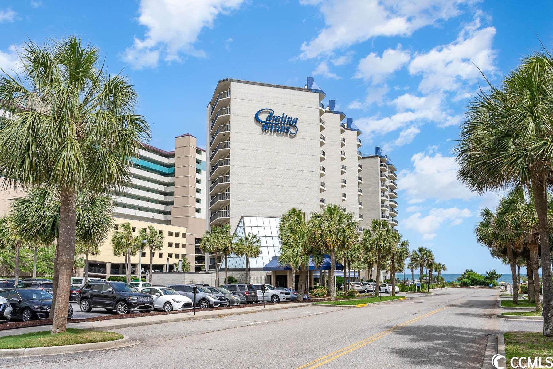 welcome to your new stunning beach condo at carolina winds in the heart of myrtle beach! this fully updated 1 bedroom, 1 bath unit offers the perfect balance of comfort and luxury. the owner spared no expense in renovating the entire unit, ensuring you have a top-of-the-line experience during your stay. you'll love the new furnishings and stainless steel appliances, countertops, all perfectly complemented by the fully equipped kitchen. the new tiled floors throughout the unit give it a sleek, modern feel, while the built-in cabinets in the bedroom provide ample storage space. crown molding throughout adds an elegant touch to the space. situated on the 11th floor, this unit boasts a beautiful ocean view that appears to be oceanfront while relaxing in the living room. you'll be amazed by the stunning vistas and breathtaking sunrises over the atlantic ocean. this condo is not only a beautiful and luxurious space to stay in, but it also has incredible rental potential. with the ability to sleep up to 6 people comfortably, this unit is perfect for families or groups of friends looking for a beach getaway. in fact, this unit is one of the best rented units in the building, with an impressive 331/365 days rented out each year! this speaks volumes to its popularity and demand among vacationers. not only is this unit exceptional, but carolina winds also offers a wealth of amenities for you to enjoy. take a dip in one of the indoor or outdoor pools, relax in the hot tub or spa, or go for a lazy river ride. the game room and fitness room will keep you entertained and active, it also has a laundry room on the main level. you can also dine in the on-site restaurant and experience the delicious cuisine. located in the heart of myrtle beach, you'll have access to shopping, dining, entertainment, golf, and area attractions all within close proximity. with 60 miles of white sandy beaches, you are located right in the golden mile, very desirable. you'll be spoiled for choice with things to do and see. whether a primary residence, an investment, or your vacation getaway this could be the perfect home for you! the resort offers tremendous onsite management services to accommodate your needs!