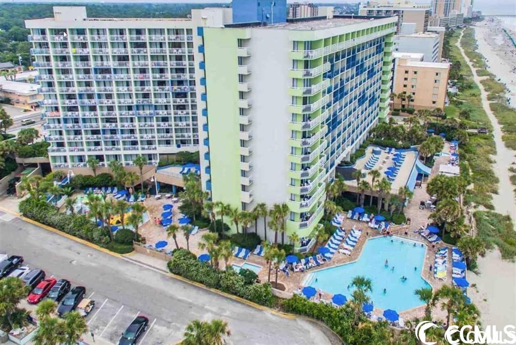 motivated seller!!   welcome to unit 236 coral beach, a spectacular oceanfront condo that offers the epitome of beachfront living in vibrant myrtle beach. this exceptional property is now available for sale, presenting an incredible opportunity to own a piece of paradise.  nestled within the renowned coral beach resort, this end unit boasts breathtaking panoramic views of the sparkling atlantic ocean. wake up to the soothing sounds of crashing waves and savor the awe-inspiring sunsets from your private balcony, creating an ambiance of tranquility and relaxation. spanning across a generous floor plan, this condo features 1 bedroom and 1 bathroom and a full size murphy bed providing ample space for family, friends, or guests. the interior is tastefully designed with modern finishes, offering a perfect blend of style and comfort. the open-concept living area seamlessly connects the dining space and an equipped kitchen. it's an ideal setup for entertaining or simply enjoying quality time with loved ones. residents of coral beach resort enjoy an array of first-class amenities. take a dip in the oceanfront pools, relax in the hot tubs, or lounge in the lazy river while soaking up the sun. the resort also offers a on-site dining options, a game room, and even a water park for endless fun and entertainment.  situated in the heart of myrtle beach, this condo is surrounded by an abundance of attractions, dining options, shopping centers, and entertainment venues. enjoy the world-class golf courses, explore the vibrant boardwalk, or indulge in some retail therapy at the nearby shopping outlets. with the beach right at your doorstep, the possibilities for leisure and recreation are endless. don't miss the chance to own this exceptional oceanfront condo in myrtle beach. whether you're looking for a permanent residence, a vacation retreat, or an investment opportunity, unit 236 coral beach offers it all. schedule your private tour today and let this exquisite property become your coastal haven.  all measurements are approximate and data are deemed reliable but are not guaranteed, buyer and/or buyer's agent to verify.