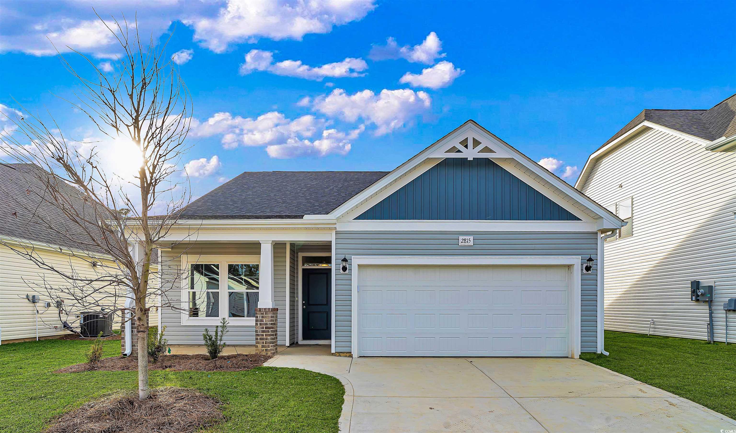 "fall" into incredible savings on this open concept home!  this home will be ready in october/november.  the cascade plan is a single level home with 3 bedrooms, 2 full bathrooms, 2 car garage, and is 1,604 heated sq. ft. relax on your front covered porch as neighbors stroll by on the sidewalks in this quaint community. this open concept home plan is great for entertaining or hanging out with friends and family.  a bedroom is located to the right of the foyer followed by a full bath and 3rd bedroom. the kitchen with white staggered cabinets with crown molding and hardware, also features an accent island, in admiral blue, with a flush overhang.  the kitchen countertops are a level 3 quartz!  the casual dining area that opens up to the spacious great room with access to the rear covered porch.   the spacious primary suite is located in the back of the home and features a large walk-in closet and primary bath with split vanities.  this home will have full sod and irrigation!   (home and community information, including pricing, incentive discounts, included features, terms, availability and amenities, are subject to change prior to sale at any time without notice or obligation. square footages are approximate. pictures, photographs, colors, features, and sizes are for illustration purposes only and will vary from the homes as built. equal housing opportunity builder.) photos are of a similar cascade home.
