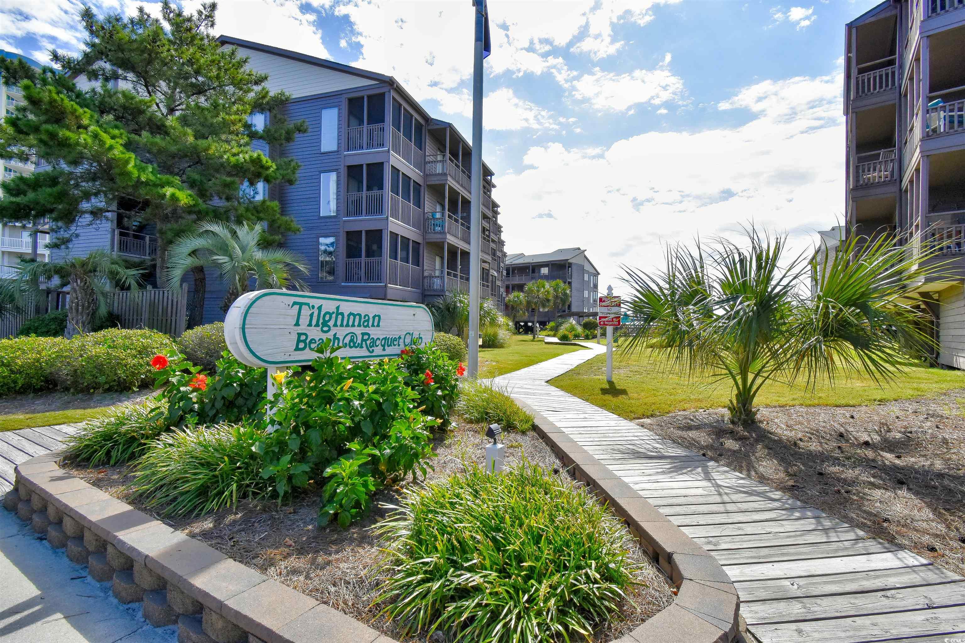 this must see ocean view updated 3 bedroom 2.5 bath unit is located just a few steps from the beach. new in 2023: lvp flooring throughout, dishwasher, patio furniture, living room furniture, dining room furniture, queen bedroom#2 , pull-out sofa/mattress, updated decor (pictures etc..), and all new smart tv's throughout (50" in lr & 43" in bedrooms). these buildings offer elevator service that make carrying luggage to the second or third floor much easier. tilghman b&r offers 2 tennis courts, 2 pools and 2 spa tubs and is approximately1 block from main st.