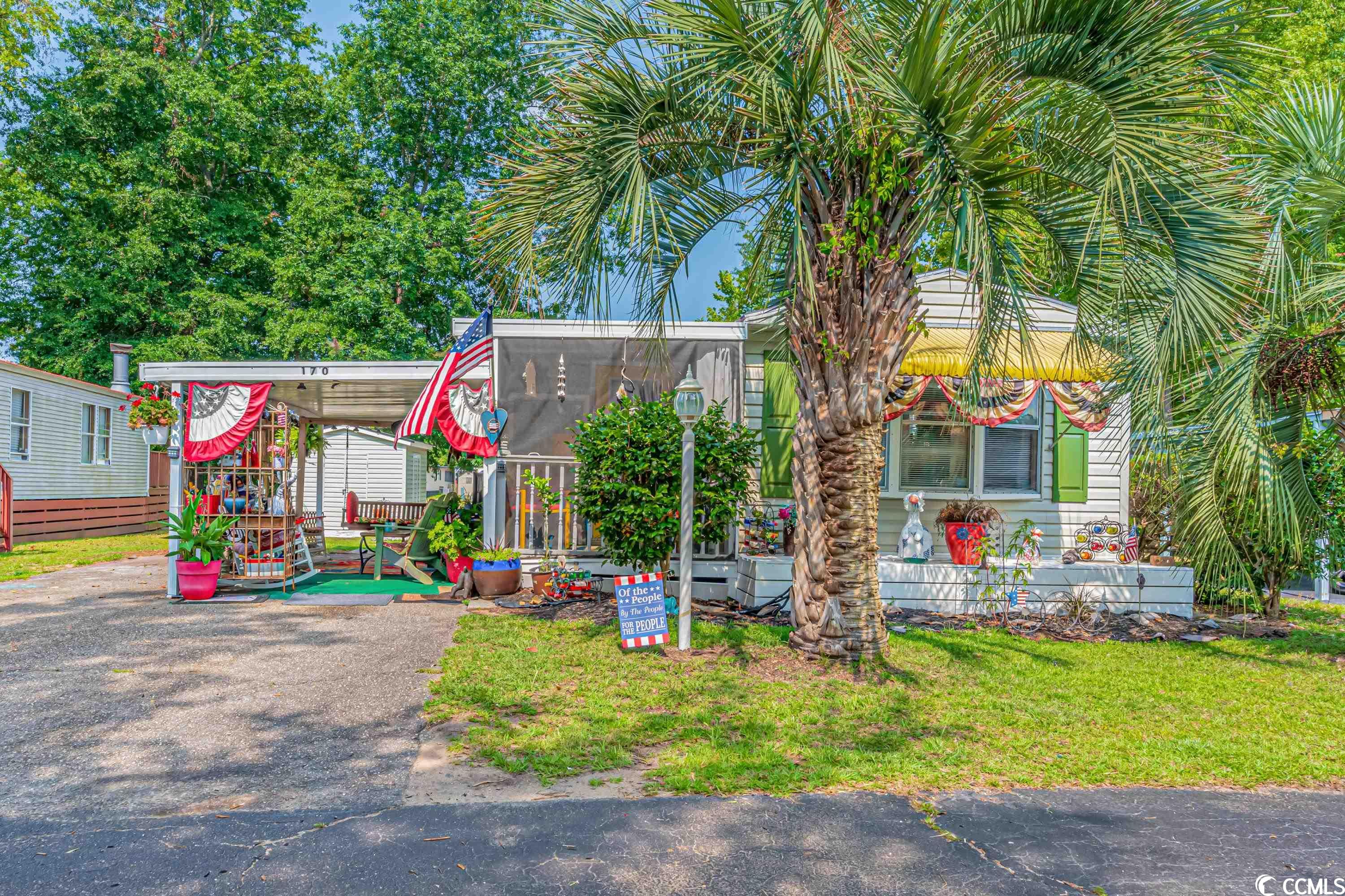 this quaint 2 bedroom 2 bathroom home will have you to the marsh walk or brookgreen gardens in minutes.  sip sweet tea on the front porch and then enter the large open space to entertain and enjoy family and friends.   you will have plenty of room in this home to use as you wish with all the extra space.  the room off of the primary bedroom can be used as a nice space for an office, sitting area or porch as it overlooks the pond and also has a separate entrance.  enjoy your morning coffee there while you enjoy the view of the pond.  the detached storage shed has plenty of space to keep all your yard, pool and beach equipment in. this 55+ community of inlet oaks offers a clubhouse, community pool, covered pavilion, planned community activities and fishing available in 3 ponds. you are also close to all the dining and shopping that murrells inlet has to offer.  schedule your showing today!