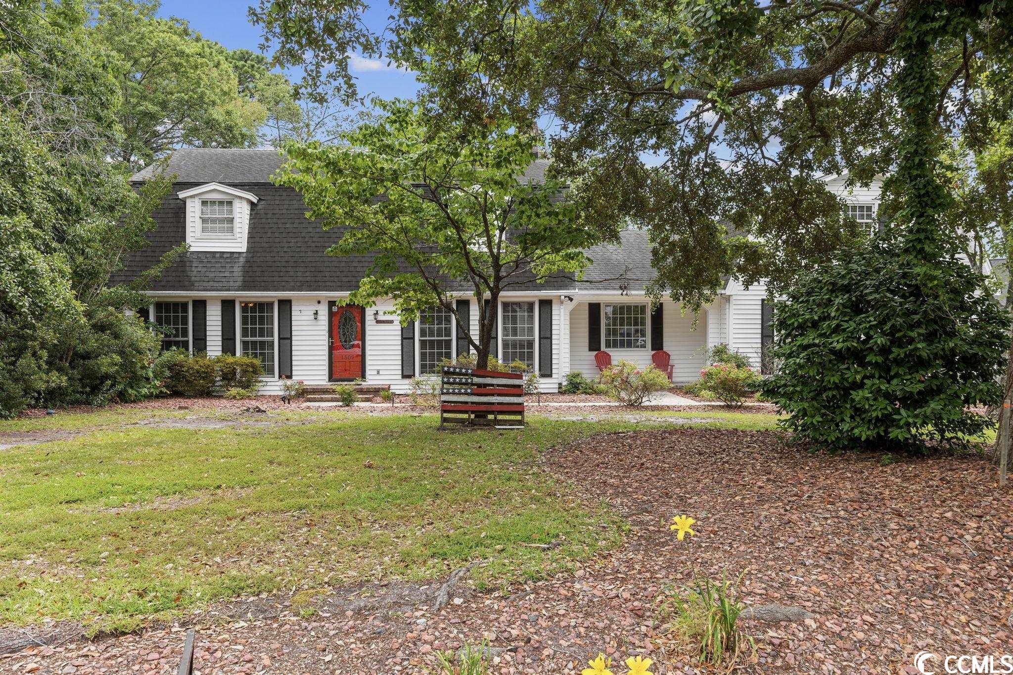 welcome home to a beautiful surfside beach property. this rare opportunity to own a large home in the sought after deerfield community located in the heart of surfside beach. this gorgeous 5 bedroom, 4bath home is situated at the end of a quiet cul-de-sac. this house has recently redone hardwood and ceramic tile floors, crown molding throughout, and so much more! take a look in the main family room and see the beautiful and unique masonry fireplace and beautifully crafted coffered ceiling with expose beam. formal dining room and a brick style carolina room on the main level are also a plus!  if you like to entertain guests, this house gives you everything you need to do so with a large backyard deck that is connected to a graciously sized screened porch, all overlooking your fully fenced-in backyard oasis. backyard includes a large, covered outdoor kitchen/bar, a cozy brick fire pit area, as well as a huge salt water pool to cool off and soak up the sun throughout the year! plenty of space on this .35 acre lot! if you need a lot of storage, this house will not disappoint. not to mention, this home also has a two car garage that can easily store all your toys! above the garage is a bonus room that contains a living area, bedroom, and a full bath that could be used as a mother in-law suite! this house offers so much, you have to see it to truly appreciate it. this neighborhood is centrally located to all surfside has to offer and still being just a short golf cart ride to the beach. in a calm neighborhood, with close by access to major highways, the location couldn't be better! come check out this amazing home today!