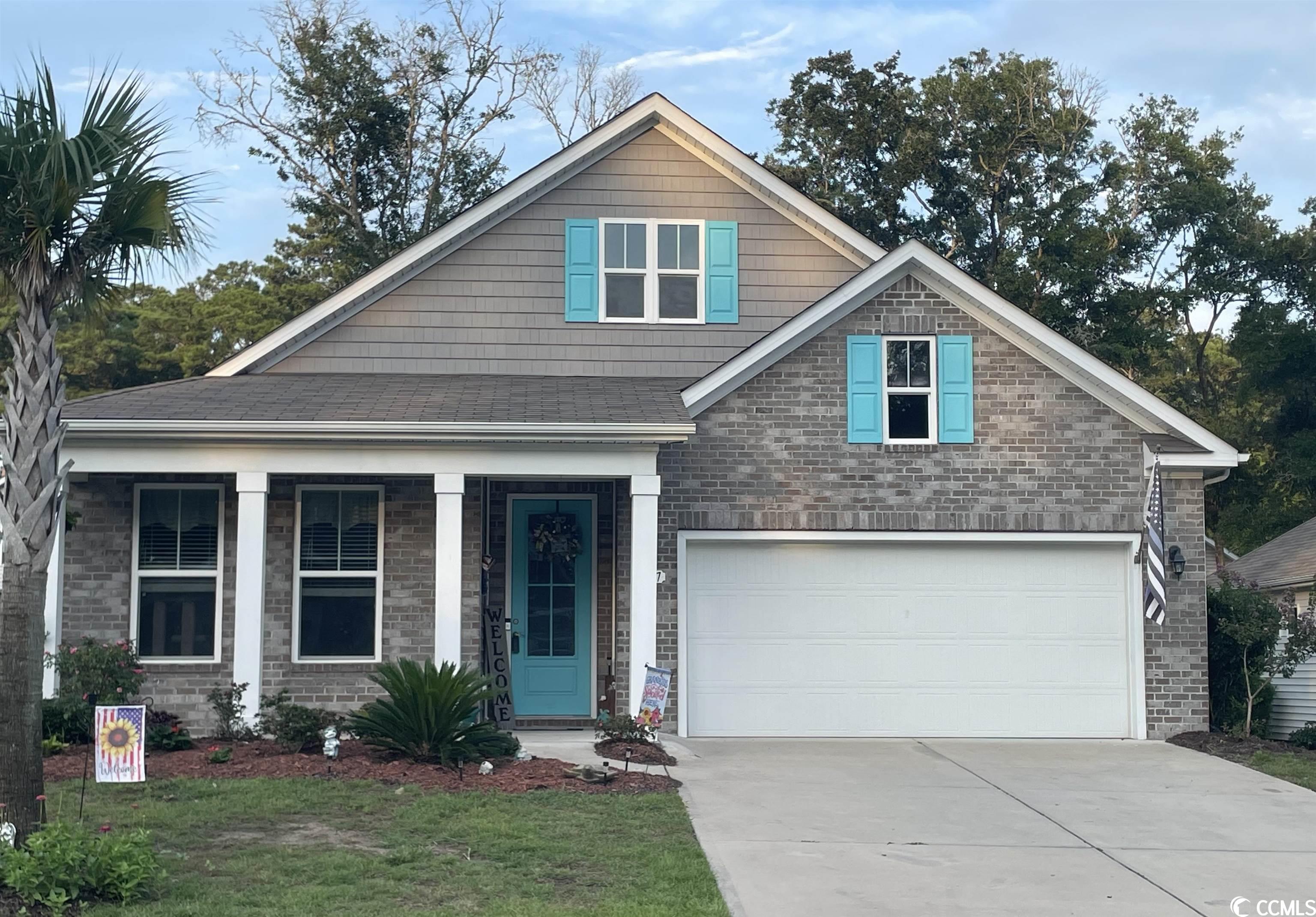 don't miss your chance to own this 3 bedroom, 2 bathroom single level home in the highly sought after community, water's edge in north myrtle beach. this home features a spacious open floor plan of the main living areas, with updated lvp flooring and a flex room with sliding barn doors that would make the perfect office, den, guest room, playroom, you name it! the kitchen is equipped with all stainless steel appliances, granite countertops, a work island with a breakfast bar, and a large pantry for extra storage. each bedroom offers a ceiling fan, plenty of closet space, and easy access to a bathroom, while the master features a large walk in closet and private master bath with double sink vanities and an upgraded tile walk in shower! enjoy afternoons relaxing on your covered patio in the privacy of your fenced in backyard, or socializing with friendly neighbors at the community pool. waters edge is perfectly situated close to all of the grand strand's finest dining, shopping, golf, and entertainment attractions, with just a short drive to the beach. you won't want to miss this. schedule your showing today!