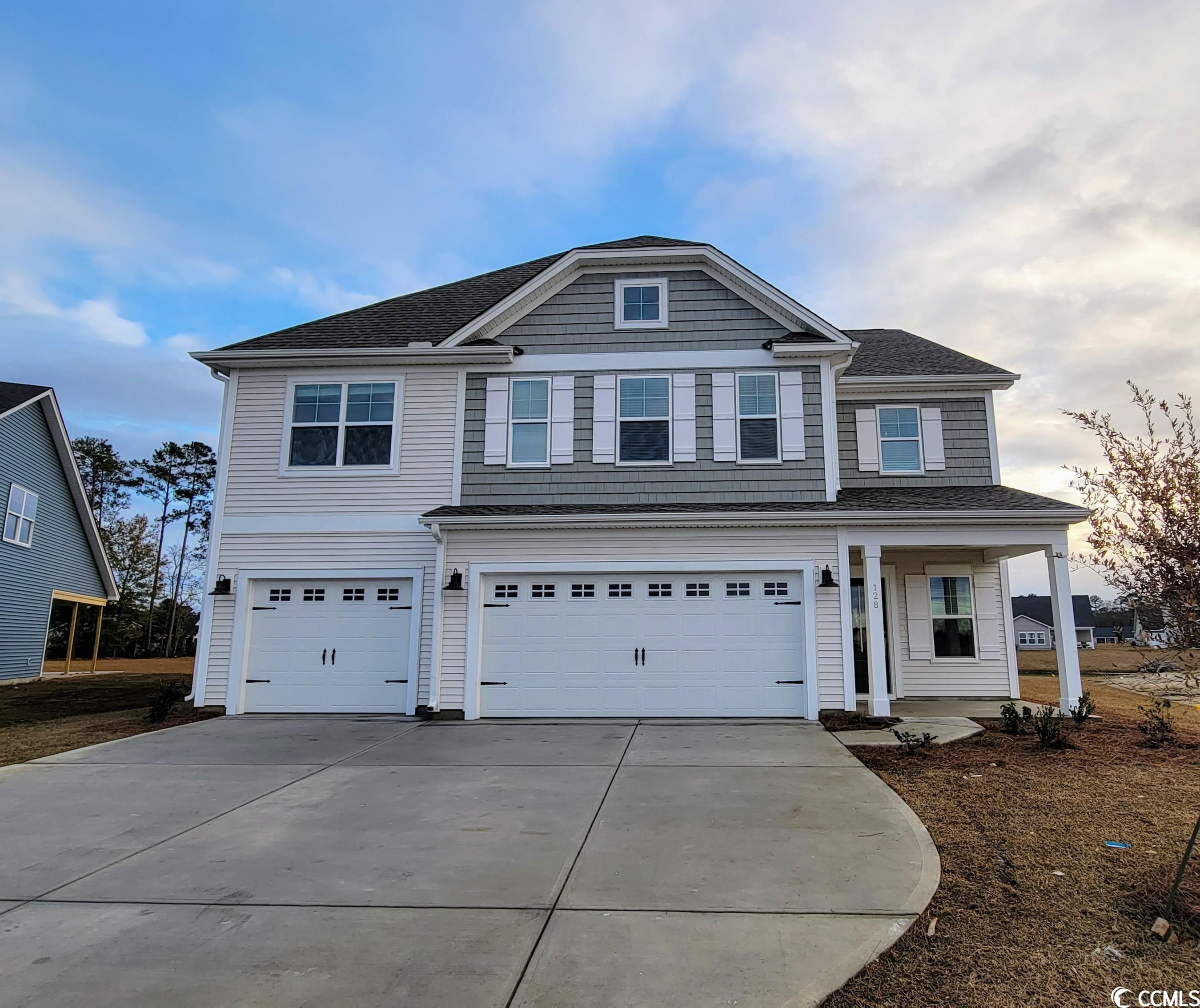 a warwick plan under construction for our buyer.  come see our warwick model home!