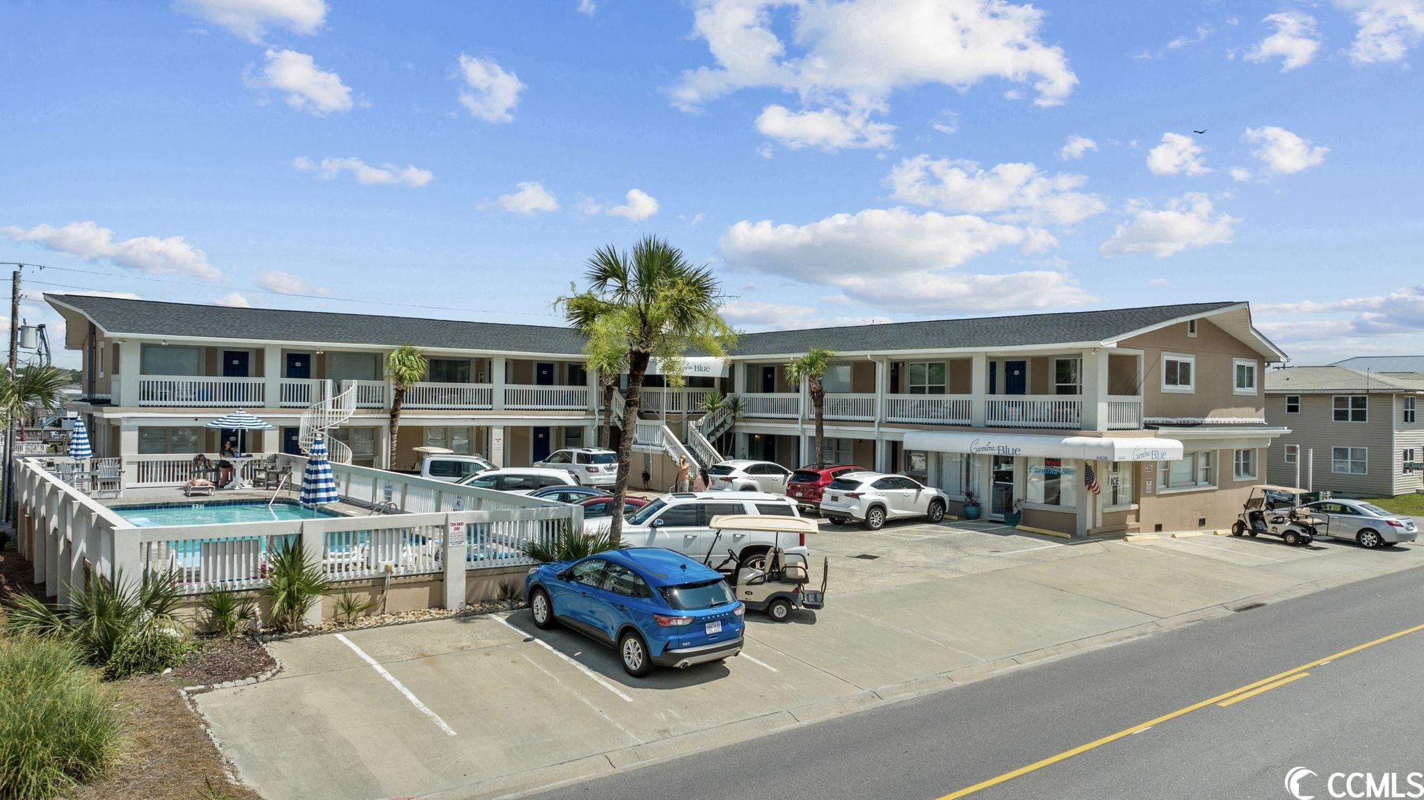 welcome to the cherry grove section of north myrtle beach. this adorable, mostly furnished, 1-bedroom condo offers a perfect coastal getaway for relaxation. it can be used as a primary residence, long or short term rental. there is even onsite management if you so desire. low hoa fees.  this unit has been completely renovated and includes tasteful coastal decor and a beachy charm. newer cabinets and countertops, luxury vinyl plank flooring and paint, furniture and fixtures make this a turn key unit.   the bedroom is large enough for a queen-sized bed and a set bunks. the kitchen is fully equipped, complete with appliances and all the essential cookware and utensils.   one of the highlights of this condo is its proximity to the beach. simply cross the street, and you'll find yourself with sand between your toes. spend your days in the sun, building sandcastles and making memories. this complex has a community pool that is conveniently located just steps away from this unit. it doesn't get much better than beach life.