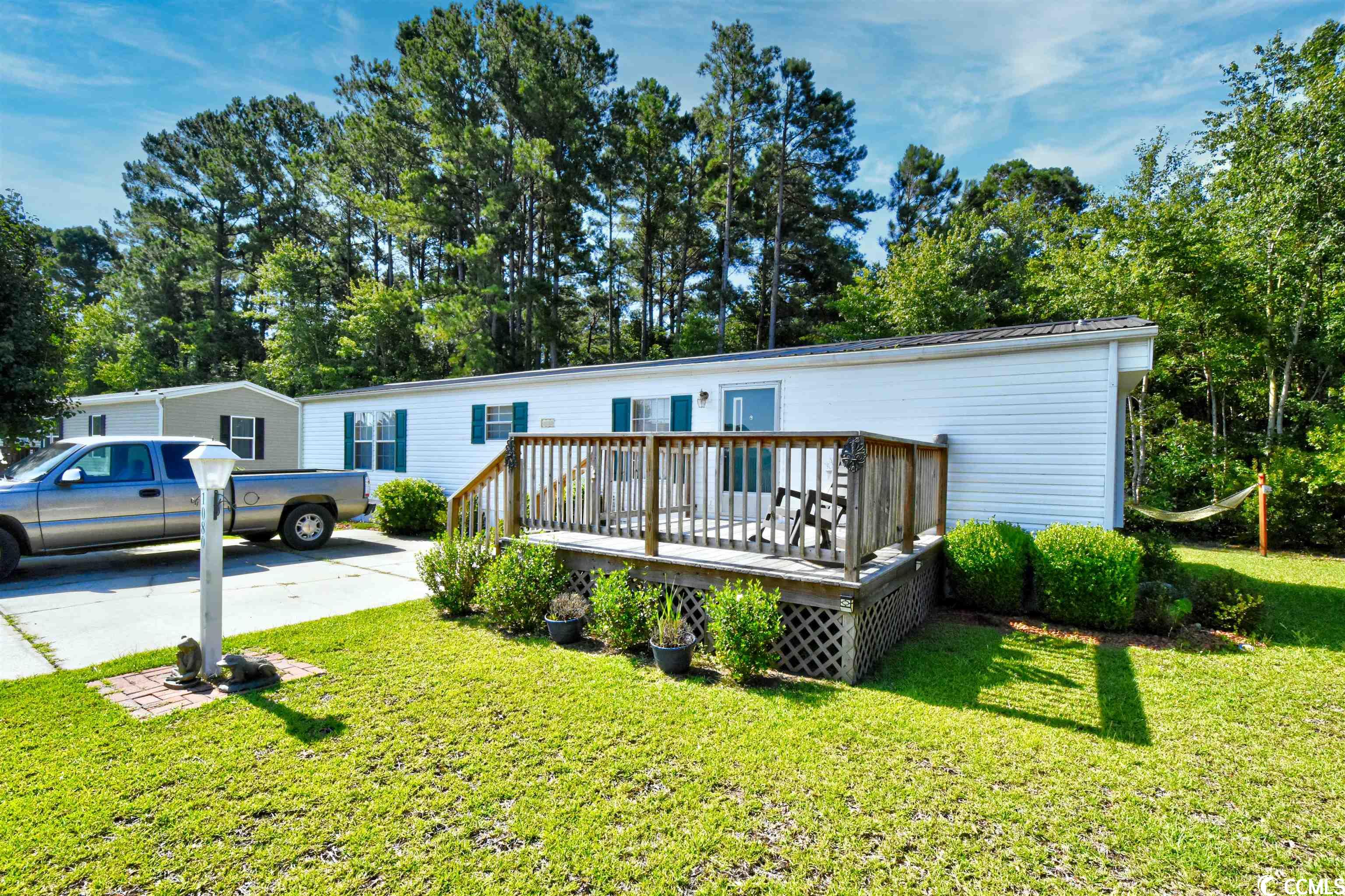 don't miss this opportunity to own this 2 bedroom, 2 bathroom 16x60 1998 clayton home in the quiet community, conway plantation! this home is located within a very well maintained community with reasonably priced lot rent fees that include access to the community pool, hot tub, kids playground, and is pet friendly! the home itself features laminate flooring throughout, most furnishings convey with sale, and a full kitchen equipped with stainless steel appliances! enjoy afternoons relaxing on your large front or back porches, or socializing with friendly neighbors at the community amenities. located close to all of the grand strand's finest dining, shopping, golf and entertainment attractions, just minutes from the colleges and the famous conway riverwalk! you won't want to miss this. schedule your showing today!