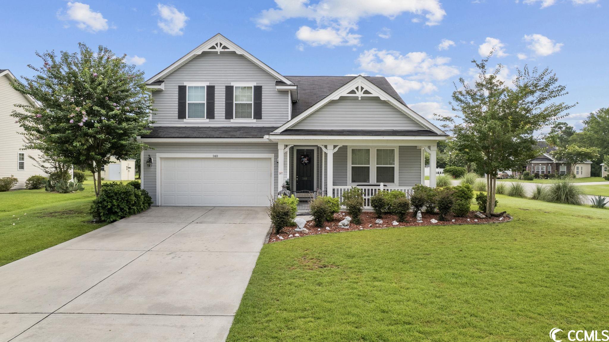 welcome home to the perfect 4br-3ba home in ridge point! as you enter, you'll be greeted by nine-foot ceilings and modern luxury vinyl plank flooring, which extends throughout the living room, dining room, master bedroom, hallway, and foyer. the sizeable family room boasts a cozy gas fireplace with a stylish slate surround, creating the perfect ambiance for relaxation and gatherings. the well-designed floor plan ensures a great flow, allowing for seamless movement between rooms. the spacious kitchen is equipped with stainless steel appliances that bring both style and functionality, solid countertops, providing a sleek and durable surface, while a breakfast nook offers a cozy spot for casual meals. you'll find ample storage in the pantry and 42' cabinets, and the convenient breakfast bar provides additional seating. a dedicated desk area offers a space for work or study, ensuring both practicality and versatility. the bright formal dining room offers a delightful space for hosting memorable dinners and special occasions.  retreat to the master bedroom, where you'll find a spacious haven featuring a tray ceiling, ceiling fan and room enough for a sitting area. the master bathroom boasts a walk-in shower, a soaking garden tub, a double vanity, and a walk-in closet for all your storage needs. step outside through the kitchen sliders and discover a fenced backyard, offering a safe place for outdoor activities. the large back porch invites you to enjoy the fresh air and relax in comfort. the roof replaced in july 2023 & hvac has been recently serviced & a uv light system added. only steps to the community pool & playground. ridge pointe community is located next to the burning ridge golf course, a myrtle beach premiere golf course. ridge pointe is also conveniently located to a variety of great restaurants, plenty of shopping, medical services, coastal carolina university, historic downtown conway and only 11 miles to the beaches of myrtle beach.