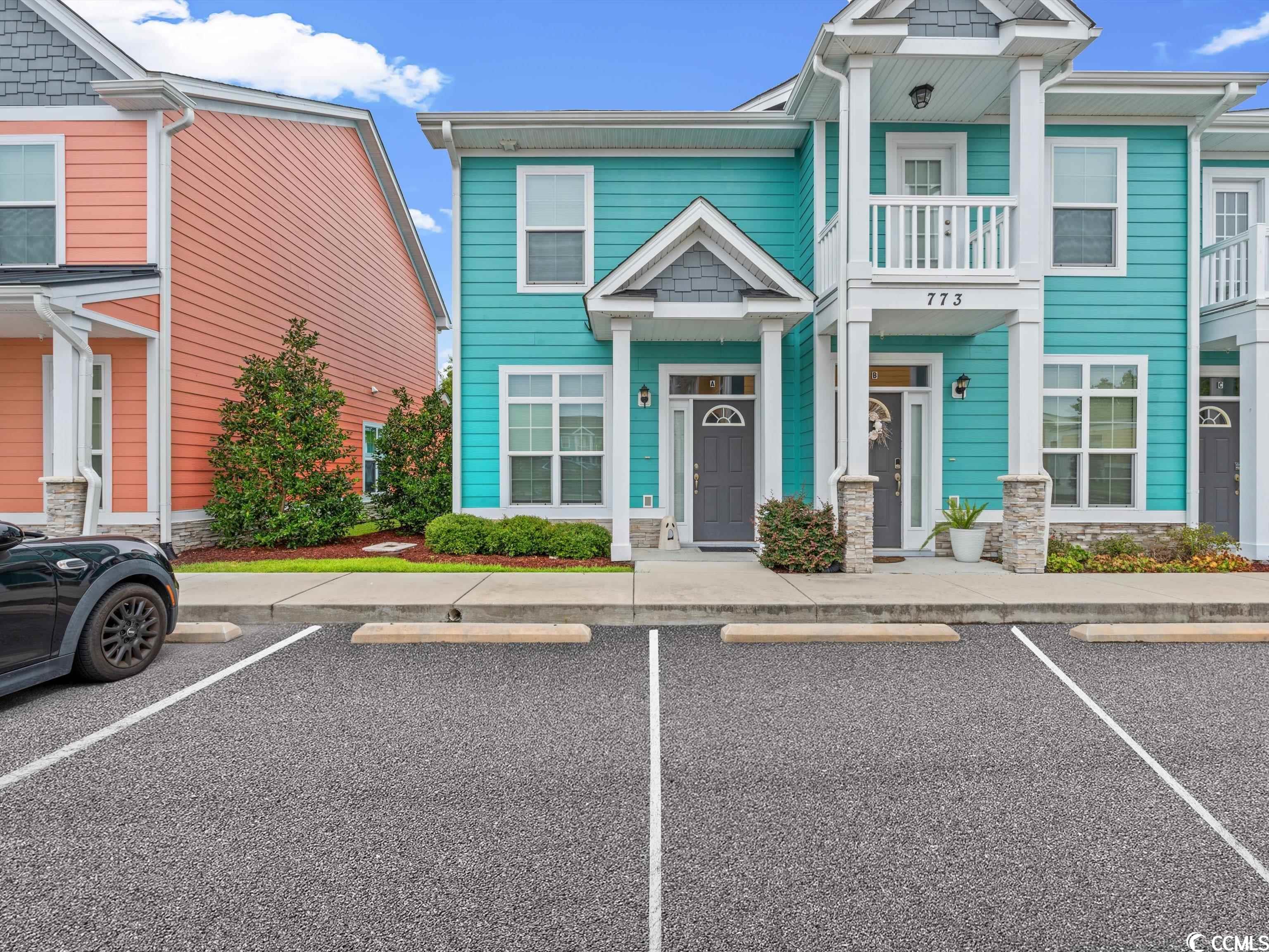 welcome to 773-a moen place, a charming and cozy townhouse located in the highly desirable area of highmarket in market common! this delightful end unit built in 2019 offers a comfortable living space, luxury vinyl plank flooring, modern amenities, and a amazing location, making it an ideal choice for those seeking a relaxed yet connected lifestyle. upon entering, you'll be welcomed into an open and inviting floor plan. the living area is designed to create a warm and cozy atmosphere, perfect for unwinding after a busy day. natural light streams through the windows, enhancing the cheerful ambiance. the kitchen is efficiently designed, featuring stainless steel appliances, granite countertops and white cabinetry. it's an ideal setup for preparing meals and enjoying casual dining. adjacent to the kitchen, you'll find a dining area that offers a comfortable space for sharing meals and making memories with loved ones.  the primary bedroom is a peaceful retreat, providing a haven for relaxation. it  features a well-sized layout, a private en-suite bathroom, and ample closet space. the additional bedroom offer versatility, making it suitable for guests, a home office, or hobbies. outside, you'll discover a cozy patio, perfect for enjoying outdoor moments and soaking in the pleasant myrtle beach weather. this space can be adorned with plants and furnishings to create your own personal oasis. walk to all the restaurants and shops market common has to offer, enjoy a walk around the wonderful lake or bike to the beach, the options are endless. don't miss this amazing opportunity and schedule your private showing today!