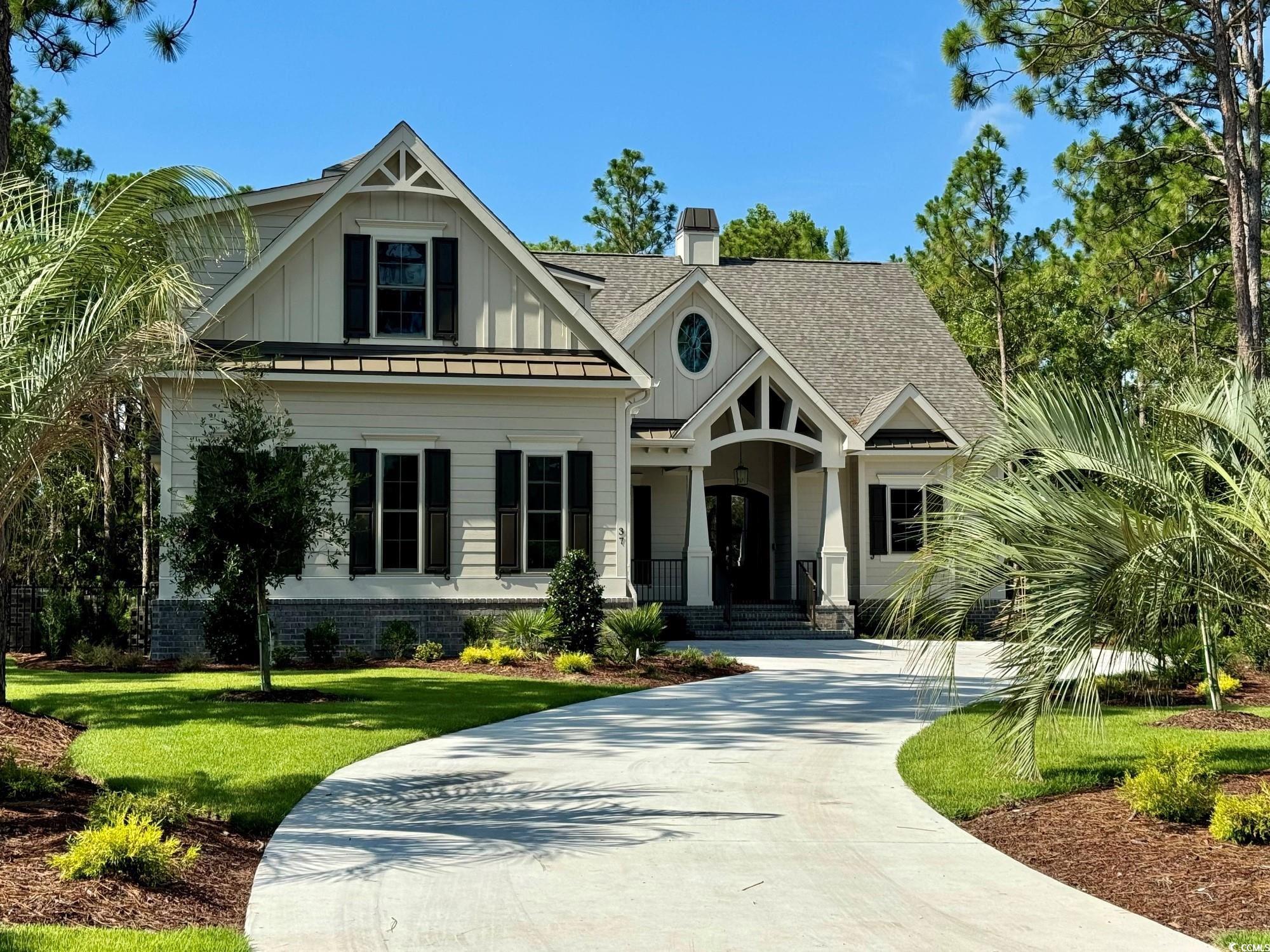 magnificent new home under construction in the reserve, one of pawley's most coveted neighborhoods. luxury abounds with its open floorplan, chef's kitchen, a cafe', formal dining room, bonus room and much, much more. the spacious grande room and lanai are perfect for entertaining! the home's 10-foot ceilings and tray and coffered ceilings up to 12 ft expand the feel of the home even further and offer that custom touch that truly sets the home apart. featuring 3 bedrooms and 4 full baths, both a media room and bonus room can be optioned as bedrooms instead, making the property suitable for most any size family. need storage and space for your toys? the 3 car garage provides all the extra room you'll need for them. situated behind the community's guard gate, both the reserve golf club and reserve harbor yacht club provide members who join many recreational opportunities. all reserve property owners also have automatic access to litchfield by the sea, opening up beach days from the home by car, golf cart, or bike! all photos are renderings of the home plan being constructed and not the actual property. list price is for pre-completion contract and will adjust up later. early contract affords buyer opportunity to customize/make selections.