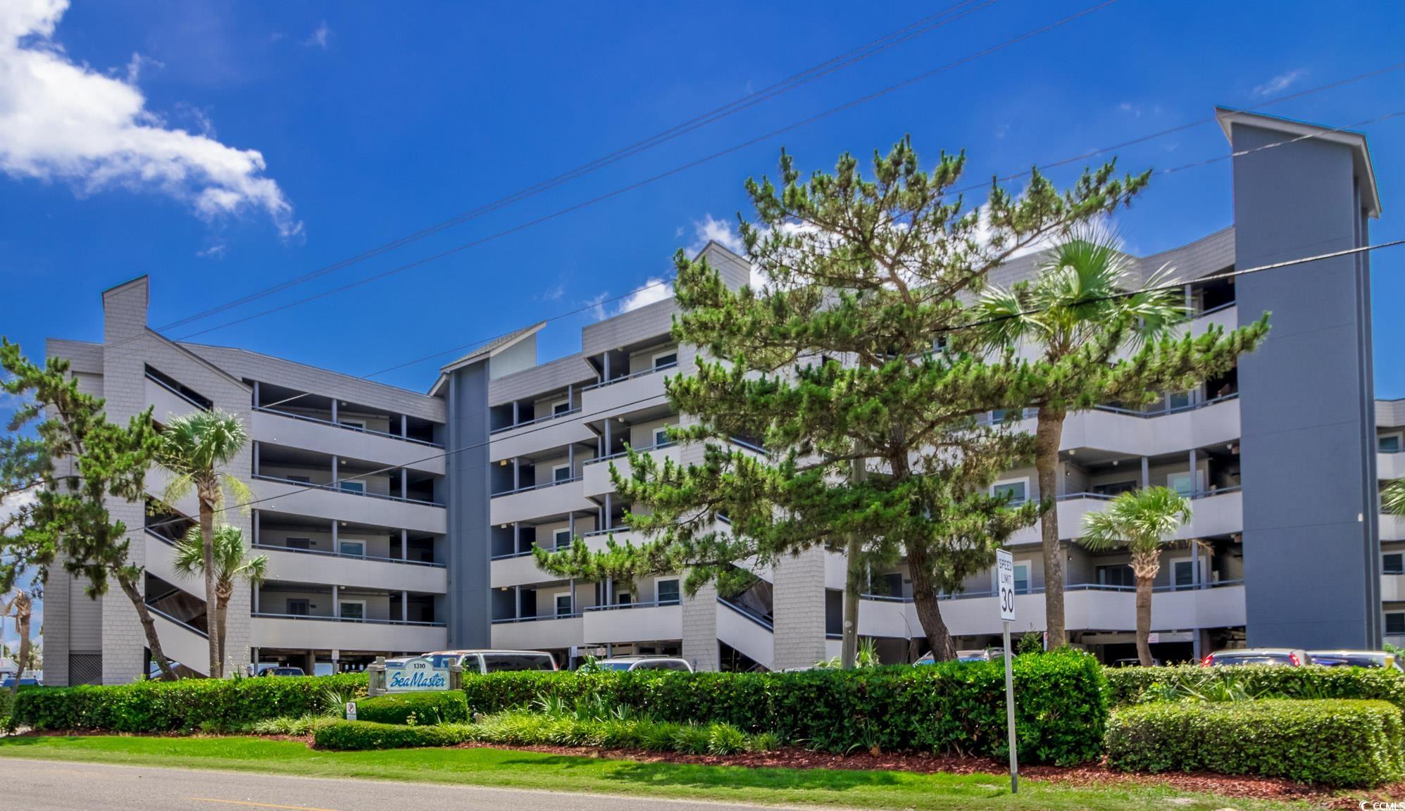 located in the popular sea master complex, this 2-bedroom 2-bathroom, top-floor condo has unobstructed northerly views of the coastline.  ideally located on the 4th floor allows for the best ocean and beach views that can be enjoyed from the open dining/living area, as well as from the furnished covered balcony. plus with this top-floor location, there is not another unit above which allows for the quietest position in the building! recently updated with lvt flooring and a fresh coat of cool gray paint.  this unit is currently in a vacation rental program with income history and is being offered fully furnished.  sea master is well-maintained and features concrete fiber siding, 2 elevators, a large oceanfront pool with an expansive sundeck, plus an overflow parking lot.  schedule your private showing today!