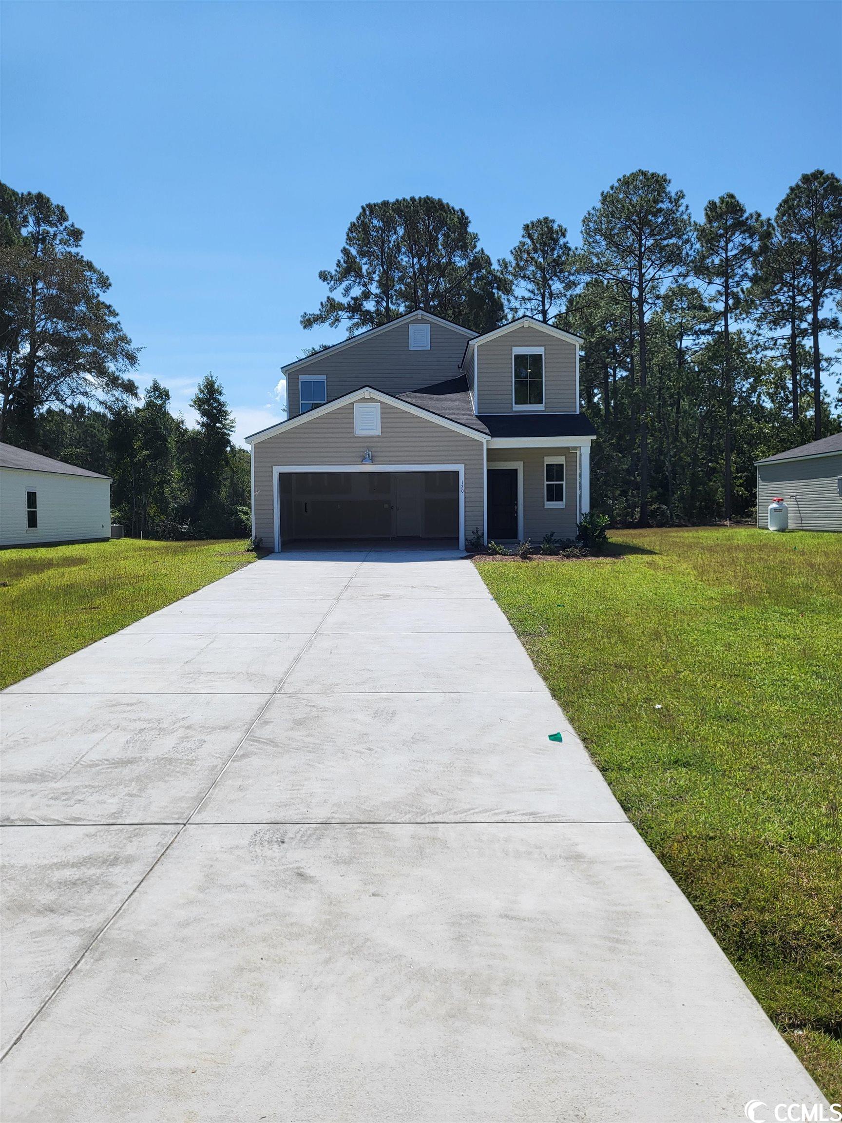 this is a huge homesite that backs to the legends golf club and resort.  park your boat, rv or covered trailer in the backyard as long as it is enclosed in a privacy fence.  this home will be move-in ready the middle of september 2023.