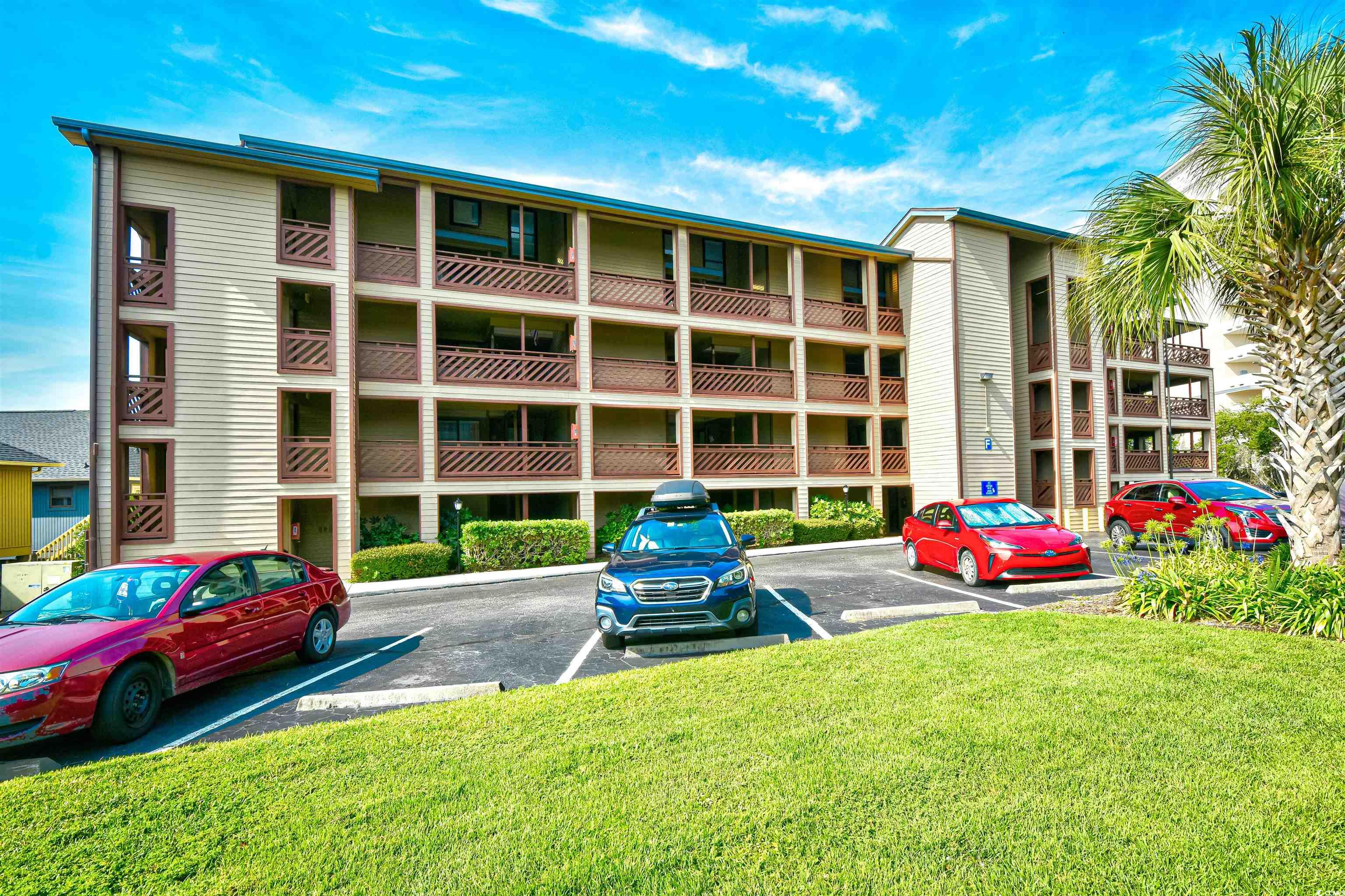 nice 2nd home or rental property close to the beach. this tastefully decorated 2 bedroom 2 bath is being sold fully furnished in the popular shore drive area.  one of its greatest features of unit f-1 is that it is located on the 2nd floor and it is in the only heron pointe building with an elevator.  unlike most condominiums at the beach, this spacious heron pointe floor plan provides over 1200 heated square feet of space, more than enough square footage with a split floor plan where you and your guests will actually enjoy some privacy during your vacation stay.  heron pointe f-1 also features large screened in porches off  the living area and the master bedroom for your early morning cup of coffee. you will love the sunsets over the marsh and the view of the dunes golf course from this condo. heron pointe has golf cart parking, indoor swimming pool, indoor hot tub, sauna, library, outdoor swimming pool, three sun decks, grilling area.  heron pointe has a clubhouse with large deck overlooking the marsh and it's just a short walk to shore drive beach (0.2 miles),the popular ocean annie's famous beach bar, the apache pier, and many great restaurants. just minutes to the tanger outlet, barefoot landing, broadway at the beach and hwy 22 & 31! square footage is approximate and not guaranteed. buyer is responsible for verification.