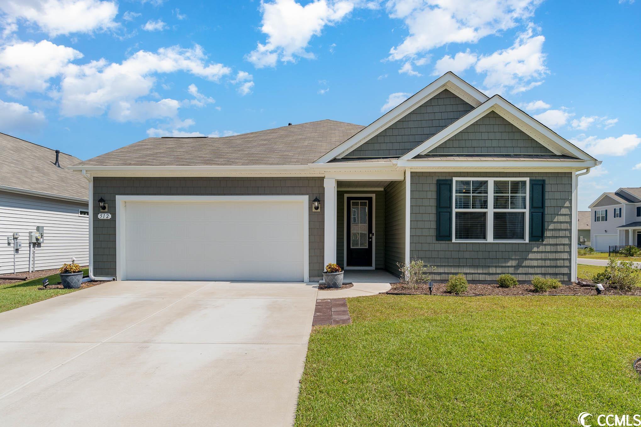welcome to your new home! why wait for new construction when you can have this like-new spectacular home with curb appeal and upgrades galore?!! how convenient that this house offers a generator, irrigation system, and a ring doorbell system! this home is a smart home and security system capable with access and control from your smartphone anywhere! this spacious 4-bedroom 2 full bath, single-level ranch style home, is nestled on a corner lot in the prestigious natural gas community of heather glen in little river, sc!! this split bedroom floor plan offers so much, including 11 ft. ceilings with an open concept living area, a spacious kitchen with large island, a corner walk-in pantry, stainless steel appliances with a gas range, quartz countertops, and 36" cabinetry with sliding shelves in lower cabinets and sliding trash and recycle drawer. ceiling fans in all rooms, gorgeous laminate flooring throughout and tile in the wet areas. your large private master suite is in the back of the home split from all other bedrooms in the front, and a front bedroom is big enough for a 2nd master bedroom! plenty of closets throughout with extra shelving installed in them for your storage needs! your master bath is a dream with upgraded double cultured marble vanities, updated brush nickel faucets, cultured marble 5 ft. shower with rain shower sliding glass doors! two walk-in closets and a linen closet are in your primary master suite as well! set the mood with some marvelous dimmer switches in the foyer, kitchen and master bath! and enjoy your morning coffee or afternoon beverage on your cool enclosed back porch with tinted enclosed windows and blinds for privacy! an upgraded added feature on the outside is modern shake siding on the front of the home. heather glen has an amenity center that is "the talk of the town!" it is literally a playground for everyone to enjoy with a spacious clubhouse and wraparound verandas, a huge sparkling swimming pool, fitness center, fenced dog park, playground area and gardens!! the drive into heather glen is a "nature cruise" with large old oak trees and various gorgeous shrubs, trees and plants! you are in such a unique location, as you are only minutes from the north carolina state line, close to calabash-the seafood capital of the world, and you are in the historical little river-home of the popular "blue crab festival,' waterfront dining, casino boats, and the historical vereen park (which offers walking trails, waterway decks, a recreation facility for parties and beautiful scenery)! you are close to golf courses, restaurants, shopping, and only minutes to north myrtle beach! this is truly your key to paradise, and the only thing missing is you! square footage is approximate and not guaranteed. buyer is responsible for verification.