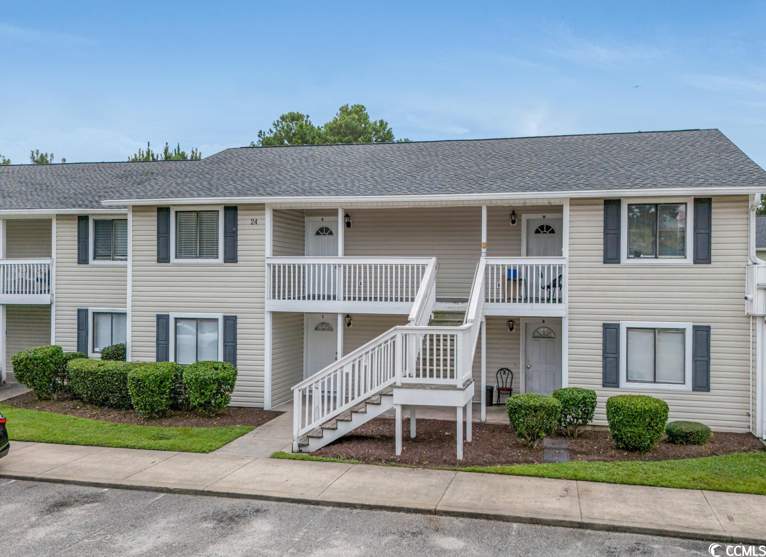 welcome to this charming condo nestled within the coveted coastal villas community, ideally located within walking distance to coastal carolina university. this inviting 2-bedroom, 2-bath unit boasts a fresh ambiance, having been recently painted and brand new windows throughout. the heart of the home shines with an updated kitchen adorned with new light fixtures that illuminate new stainless steel appliances, a new sink and faucet. the living and dining spaces, as well as both bedrooms, are adorned with new lvp flooring, lending a touch of contemporary elegance. upgraded blinds and new ceiling fans further enhance the interior's comfort and style. the bathrooms have been tastefully upgraded, featuring new vanities, plumbing, mirrors, and lighting. as part of the coastal villas community, residents enjoy the convenience of an on-site laundromat and the pleasure of a community outdoor pool. this condo presents an excellent opportunity, whether as a primary residence for a comfortable and convenient lifestyle or as an investment property with great potential.