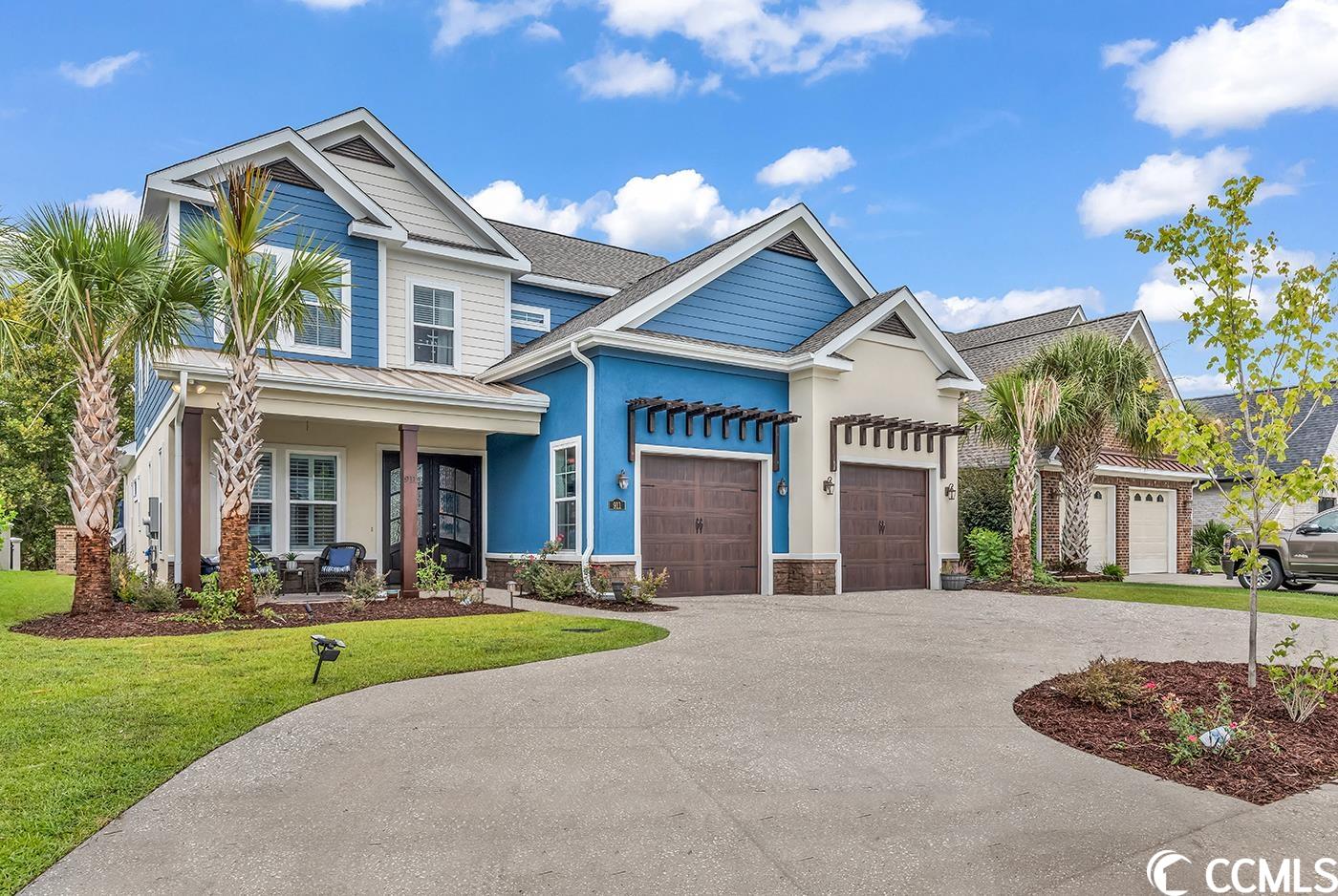 welcome to this exquisite home located in a prestigious gated neighborhood, nestled within the serene beauty of an intercoastal waterway community. enjoy summers on your boat with private community storage and boat ramp to the intercoastal waterway. as you enter this captivating residence, you are greeted by a grand entrance that showcases the soaring, super-tall ceilings adorned with elegant wainscoting and crown molding throughout the first floor. indulge in luxury living with an array of enticing features that define the epitome of comfort and style. the heart of the home boasts a chefs dream kitchen with sleek quartz countertops, complemented by double ovens and a gas stove and a vast walk-in pantry and an additional pantry, ensuring ample space for storage that makes culinary endeavors a pleasure. this home caters to both relaxation and productivity, featuring a main bedroom suite on the first floor for ultimate convenience, along with a versatile office space. the main bedroom opens to the pool area through a sliding glass door, offering a private retreat. seamlessly connecting indoor and outdoor living, the master bedroom also offers access to a screened porch in the tranquil backyard. entertaining is a breeze in the backyard oasis, complete with an inground pool featuring a soothing hot tub and a mesmerizing waterfall wall. imagine hosting gatherings under the enchanting outdoor pergola, which houses a fully equipped kitchen, perfect for grilling and dining al fresco. upstairs, discover three generously sized bedrooms, each thoughtfully designed with custom closets to maximize storage space. an additional non-conforming bedroom provides flexibility, while a loft space offers endless possibilities for recreation or relaxation. additionally, a hidden gem awaits – a bedroom with a secret entrance through a bookcase, adding an element of playful charm. practicality meets elegance with features like custom closets enhancing organization and functionality, a two-car garage, a full laundry room, a tankless water heater utilizing gas, and so much more! this home harmoniously blends luxury and practicality, creating a haven that perfectly balances comfort, style, and functionality in a captivating intercoastal waterway setting. seller is offering a rate buy down! see agent to agent remarks for more details.