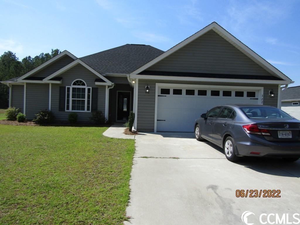 this is a nice three bedroom two bath home, with a 2 car garage. only four years old. it is located in hampton place off hwy 378. this home is not pet friendly.