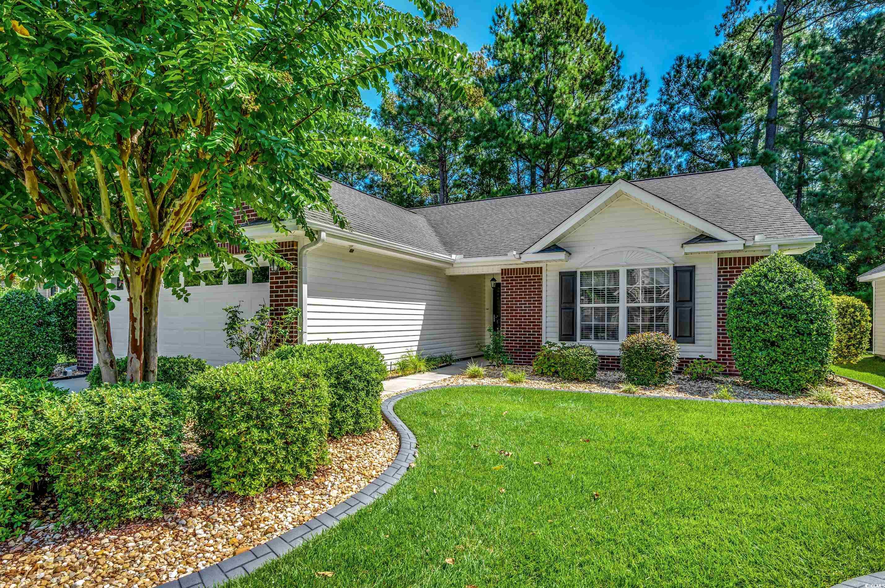 nestled in the private community of the sanctuary at wild wing plantation, this 3 bedroom, 2 bath home is a must see!! with the vaulted ceilings in the living room, the open floor plan gives this home a lovely and expansive feel. the kitchen is equipped with stainless steel appliances, granite countertops, and complimentary backsplash. sleep in comfort in the large master bedroom that hosts an oversized walk-in-closet and bathroom with dual vanities and tub/shower combo. pair that with it's two nice sized guest rooms, it is hard to find a floor plan quite this nice. in addition, the home boasts brand new lvp flooring throughout the living area, tons of closet space, 2 car garage, and an additional carolina seating room within the living space. the community itself is within close proximity to all local area attractions, the beach, airport, grocery stores, and schools including coastal carolina university. this home has been kept in pristine condition, and has only been used as a second home. schedule your showing today!  open house sunday, sept 24 from 11am - 3:30pm