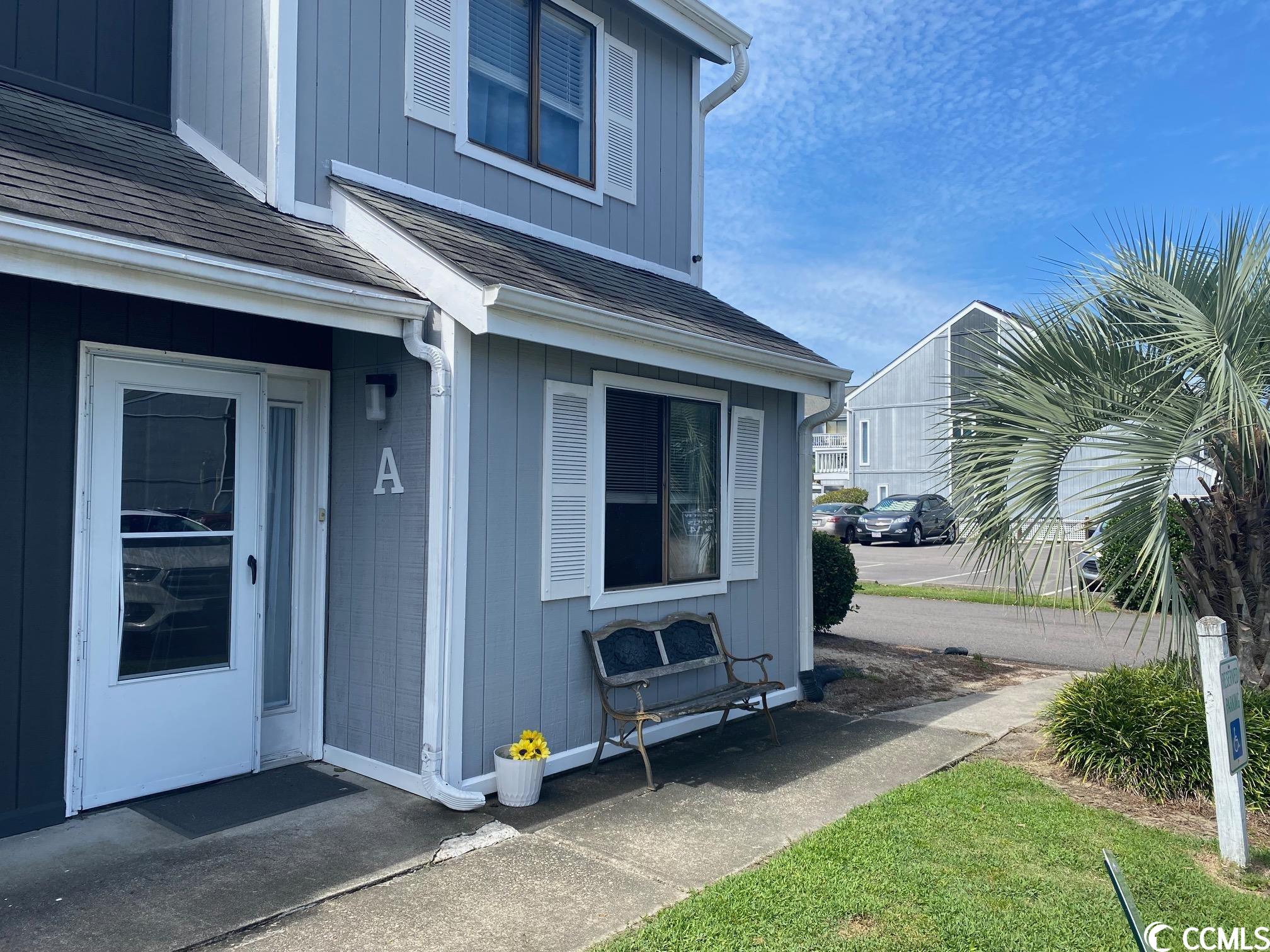 rare first floor end unit in baytree golf colony.   one bedroom, one and one half baths, screened porch overlooks pool.  indoor pool is also on property.  perfect location for primary , second home, or rental property.  close to medical facilities, shopping, dining, and cherry grove beach.