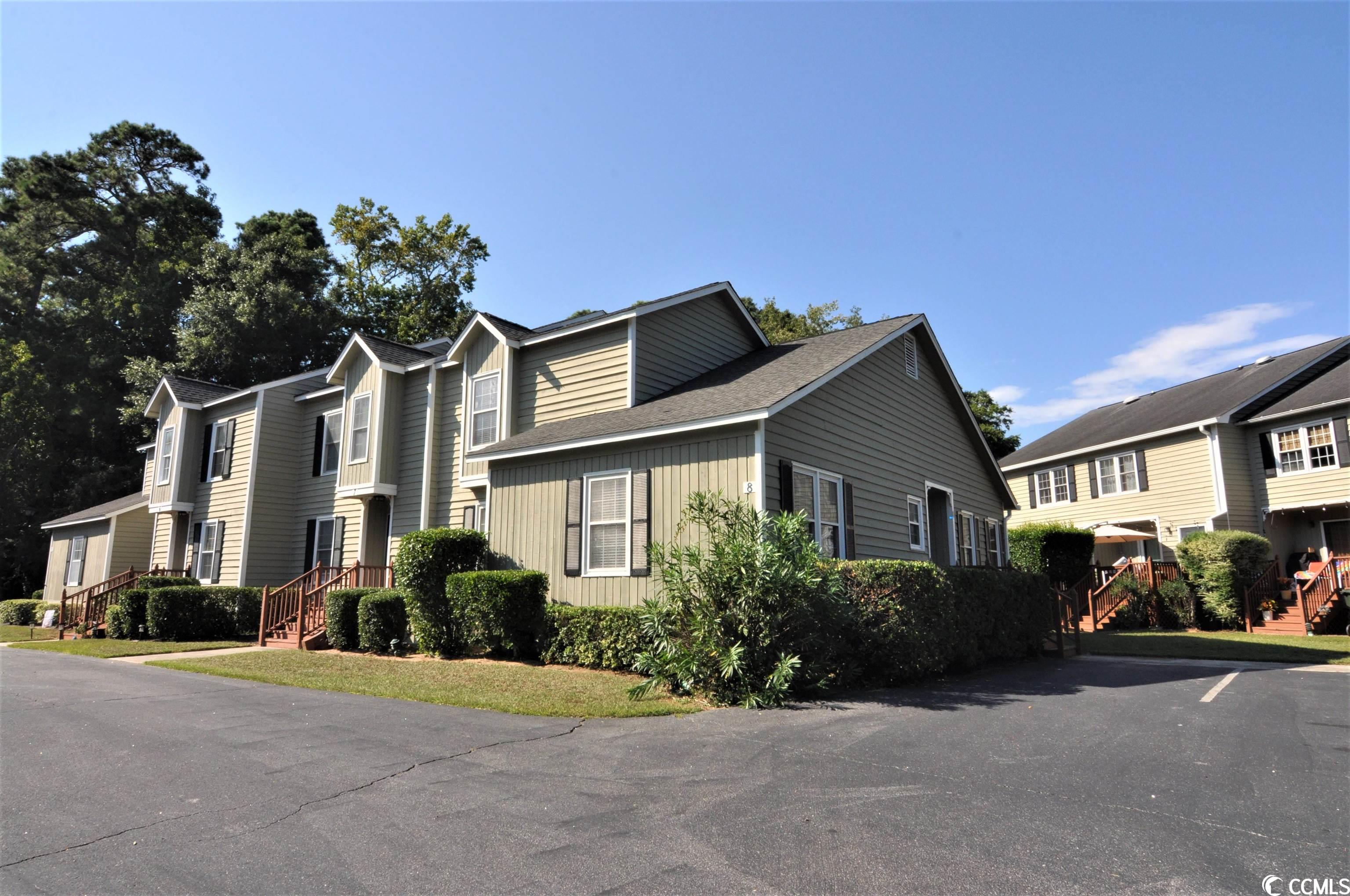 welcome to your new coastal oasis at 4840 moss creek loop #8 in picturesque murrells inlet, sc. this three-bedroom, two-bathroom home offers a perfect blend of comfort and charm, with a host of desirable features that will capture your heart. upon entering, you'll be greeted by the inviting atmosphere of the living room, adorned with cathedral ceilings and a cozy fireplace, creating the ideal space for relaxation and entertainment. the large eat-in kitchen boasts a work island and an abundance of natural light. with two bedrooms downstairs, a loft and master bedroom upstairs, this layout offers versatility and ample space for your family or guests. the outdoor spaces are equally captivating, with a covered front porch providing a welcoming entrance and a spacious back deck that's perfect for hosting gatherings or enjoying quiet moments in the fresh air. this home features freshly repainted walls and trim, professionally cleaned carpets, and a deep cleaning of the entire house. the sale includes all kitchen appliances, as well as a washer and dryer, providing convenience for your daily living. located within walking or biking distance of many marsh front restaurants, you'll have easy access to some of the finest dining experiences in the area. the community also offers an outdoor pool and clubhouse for your leisure and social activities. in addition to its fantastic features, this property is conveniently situated near shopping, churches, schools, and all the other coastal amenities that charming murrells inlet has to offer. for further details or to schedule a viewing, please contact the listing agent, or reach out to your trusted realtor. there is also a matterport virtual tour, which offers an immersive virtual experience, included in the listing. don’t miss your chance to make this extraordinary listing your very own piece of paradise in murrells inlet. schedule your showing today!