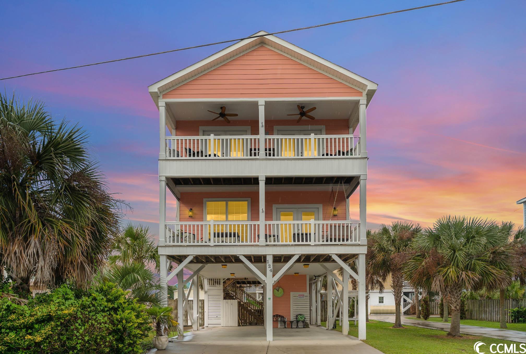 welcome to your dream beach house! the perfect home to make your primary residence, vacation home, or investment property, this raised beach house with views of both the ocean and marsh seems just too good to be true. this property comes to you fully furnished! just bring your bathing suit & you'll feel right at home while relaxing in the private in-ground pool, or while listening to the ocean from one of your three balconies. your new beach house features 5 bedrooms, 5 1/2 bathrooms, an elevator, tons of space for entertaining, an outdoor bar, and so so much more! you'll have to see this one before it's gone. call today for more information or to schedule a showing.